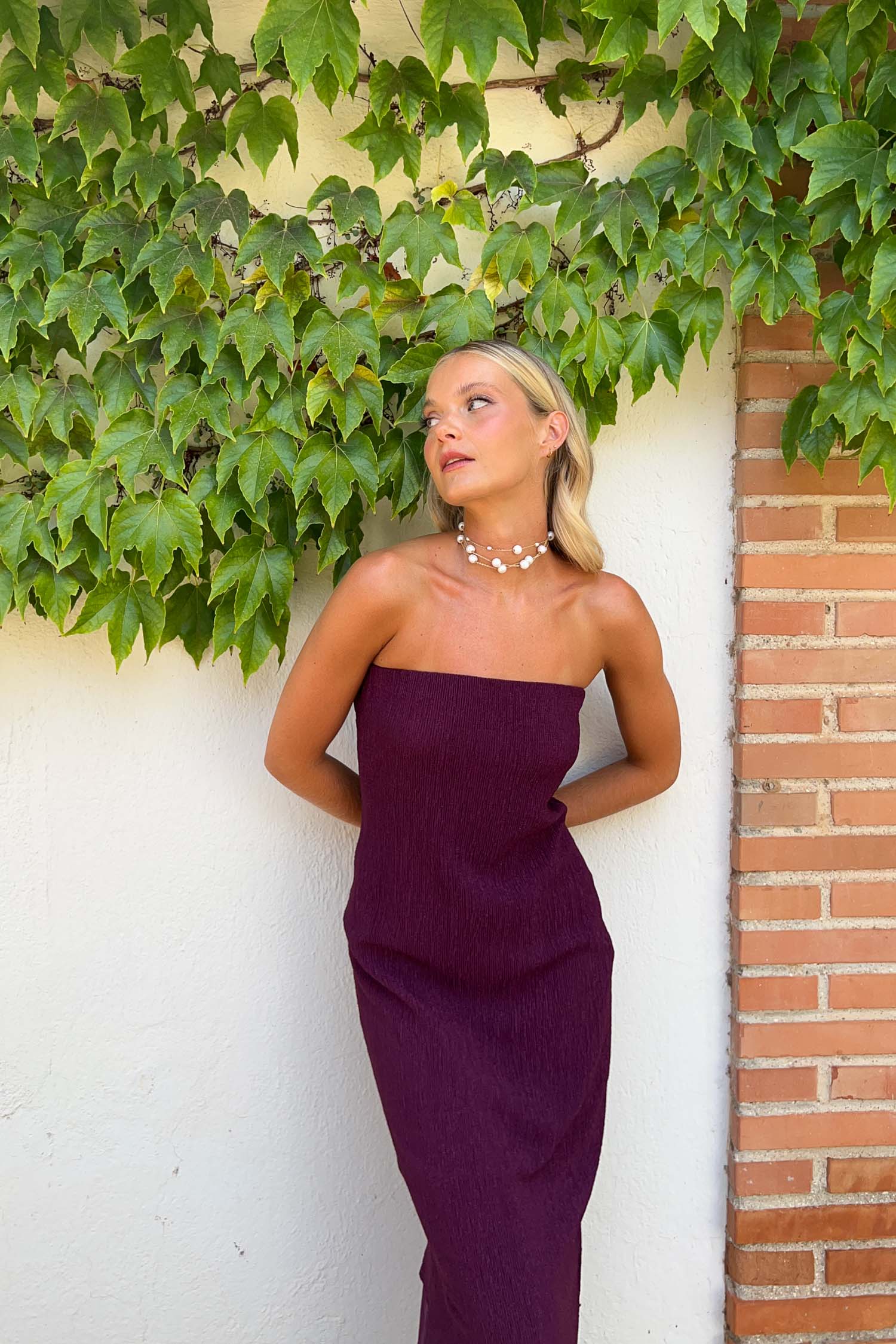 Vestido Fiamma Berenjena