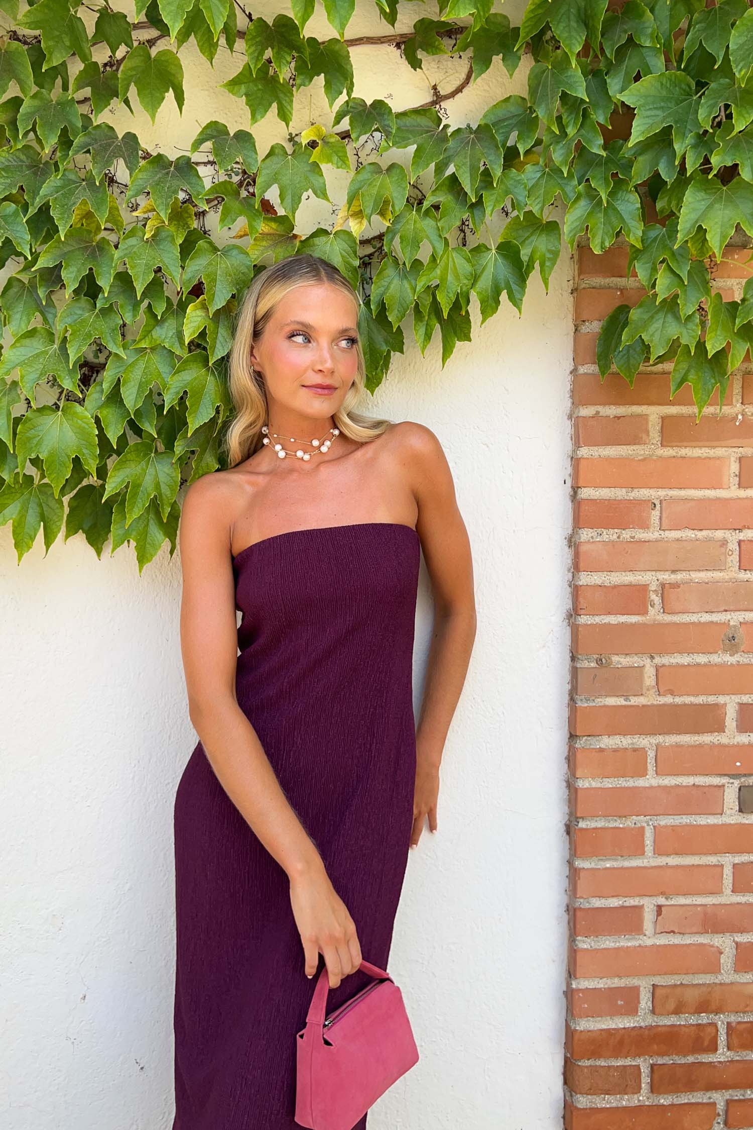 Robe Fiamma Aubergine