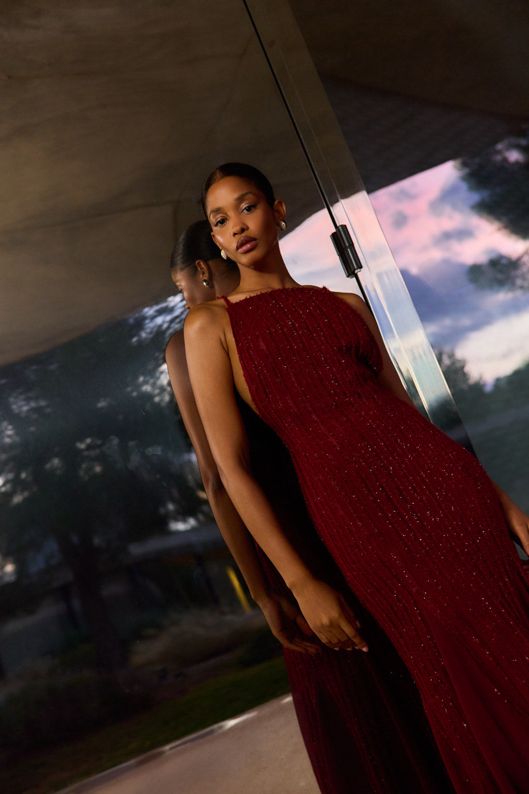 Vestido Leone Burdeos - Main Image