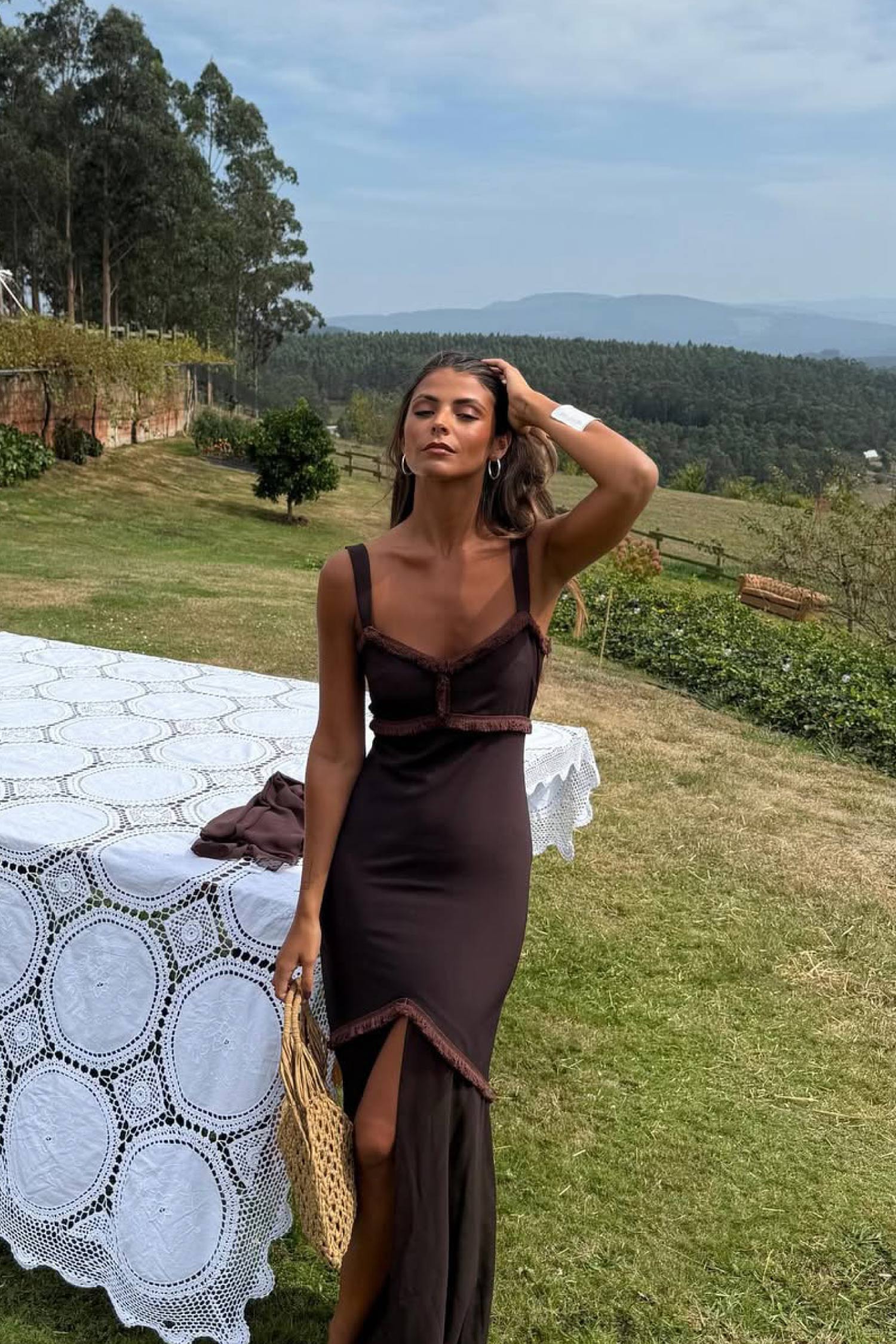 Vestido Loren Marrón