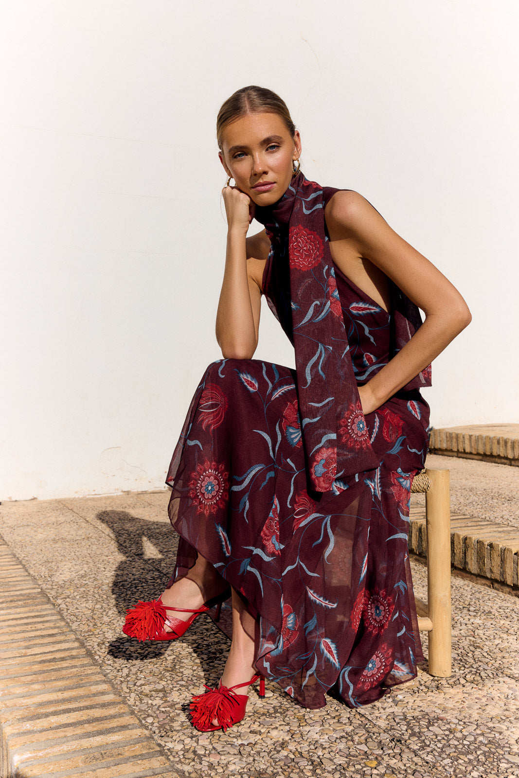 Robe Amazonia Maracuja Bordeaux