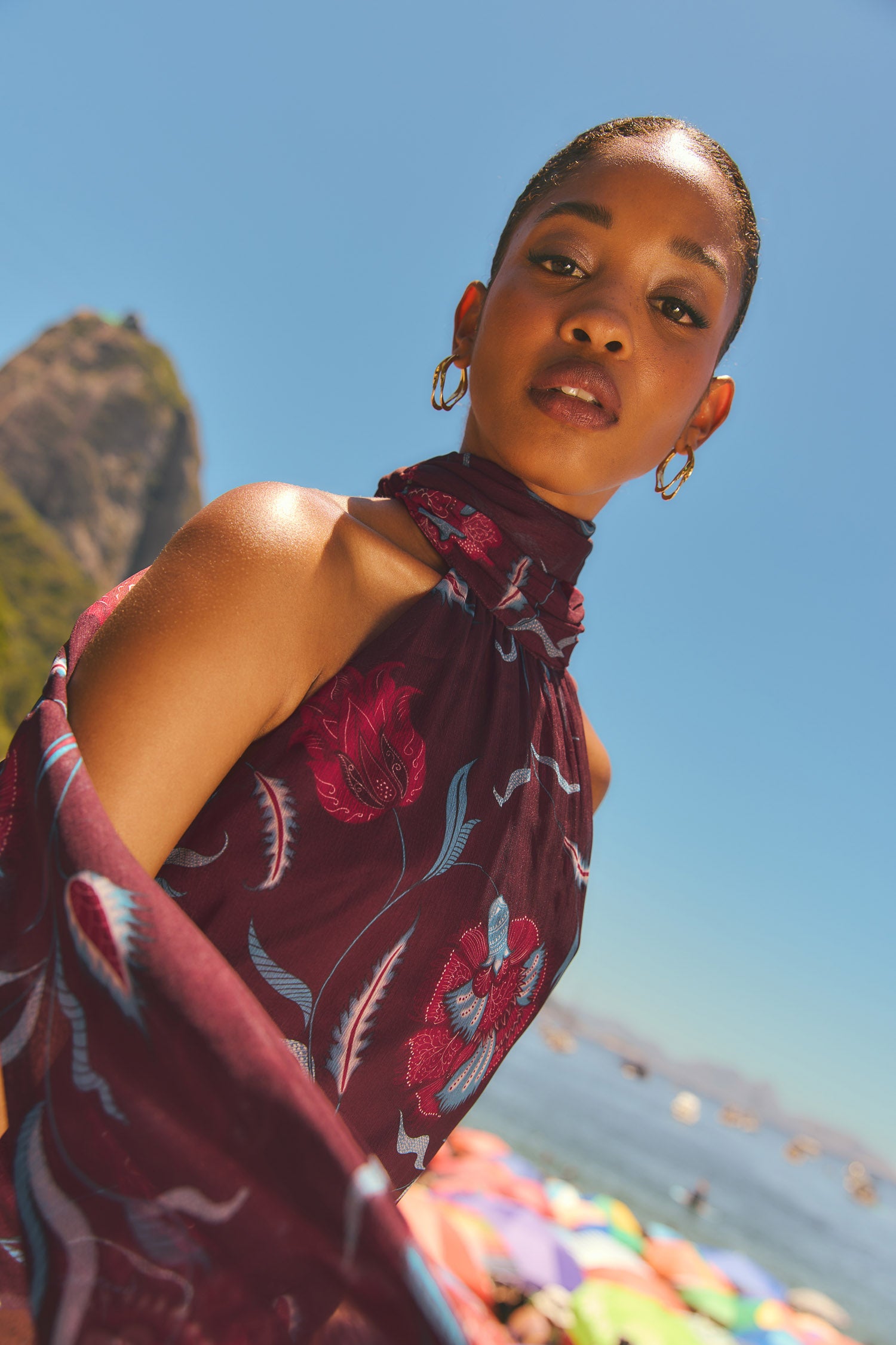 Robe Amazonia Maracuja Bordeaux