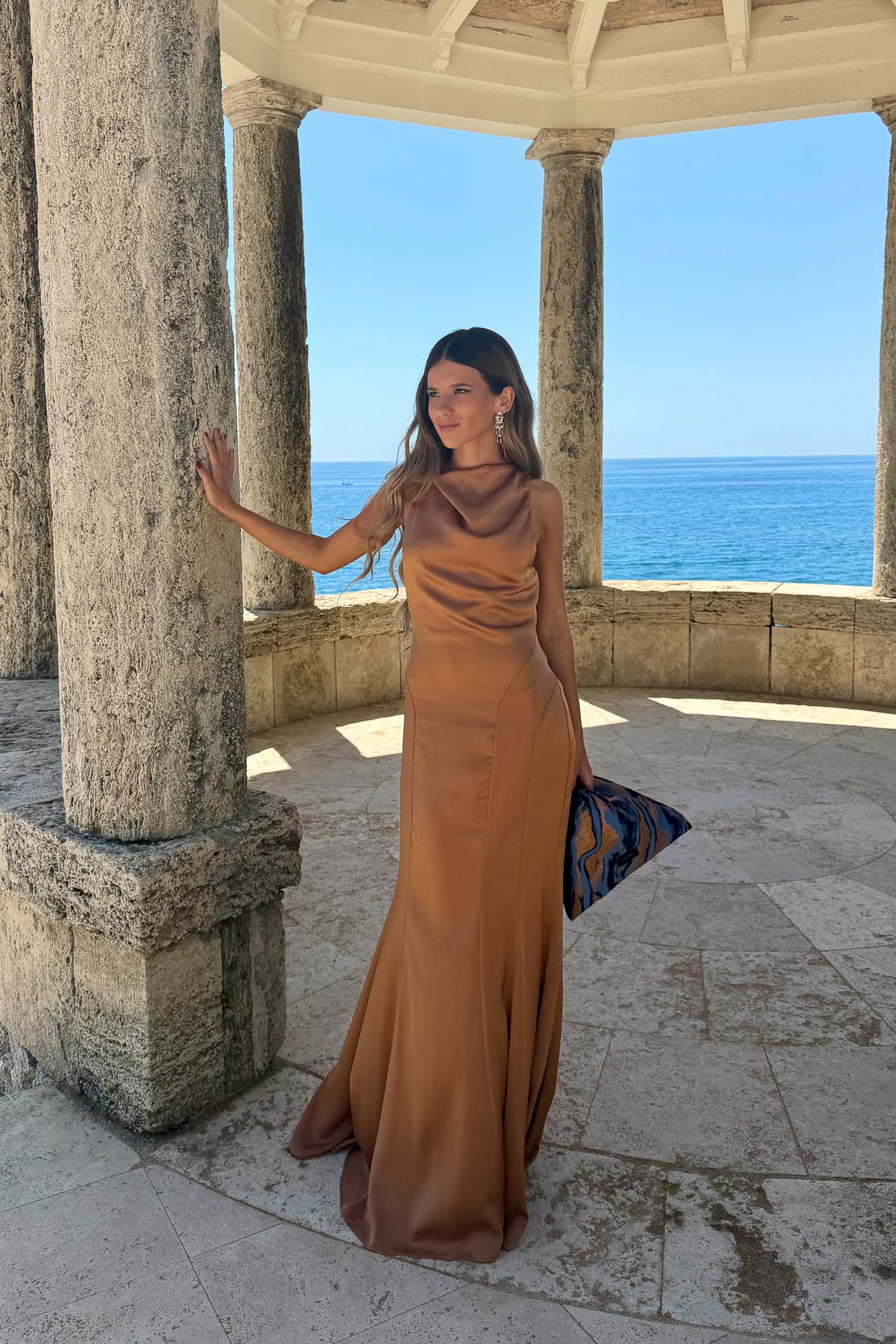 Vestido Bellini Avellana