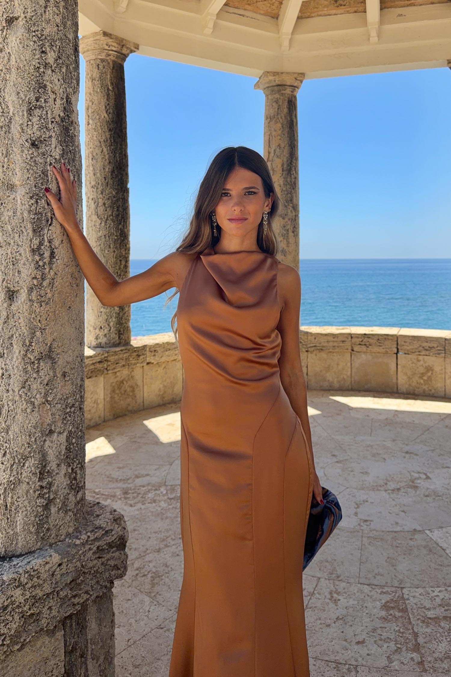 Vestido Bellini Avellana