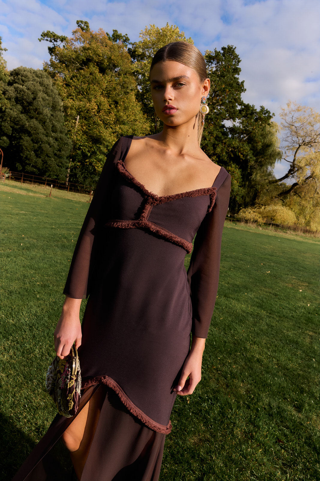 Robe Cefira Marron