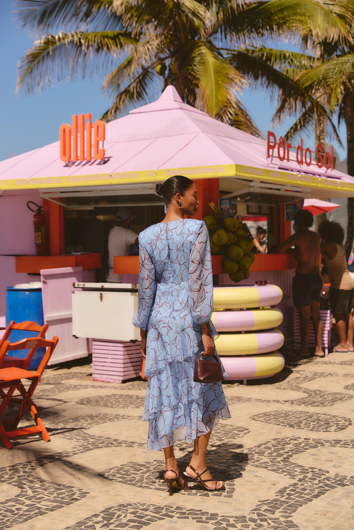 Coelho Dress Floreza Blue