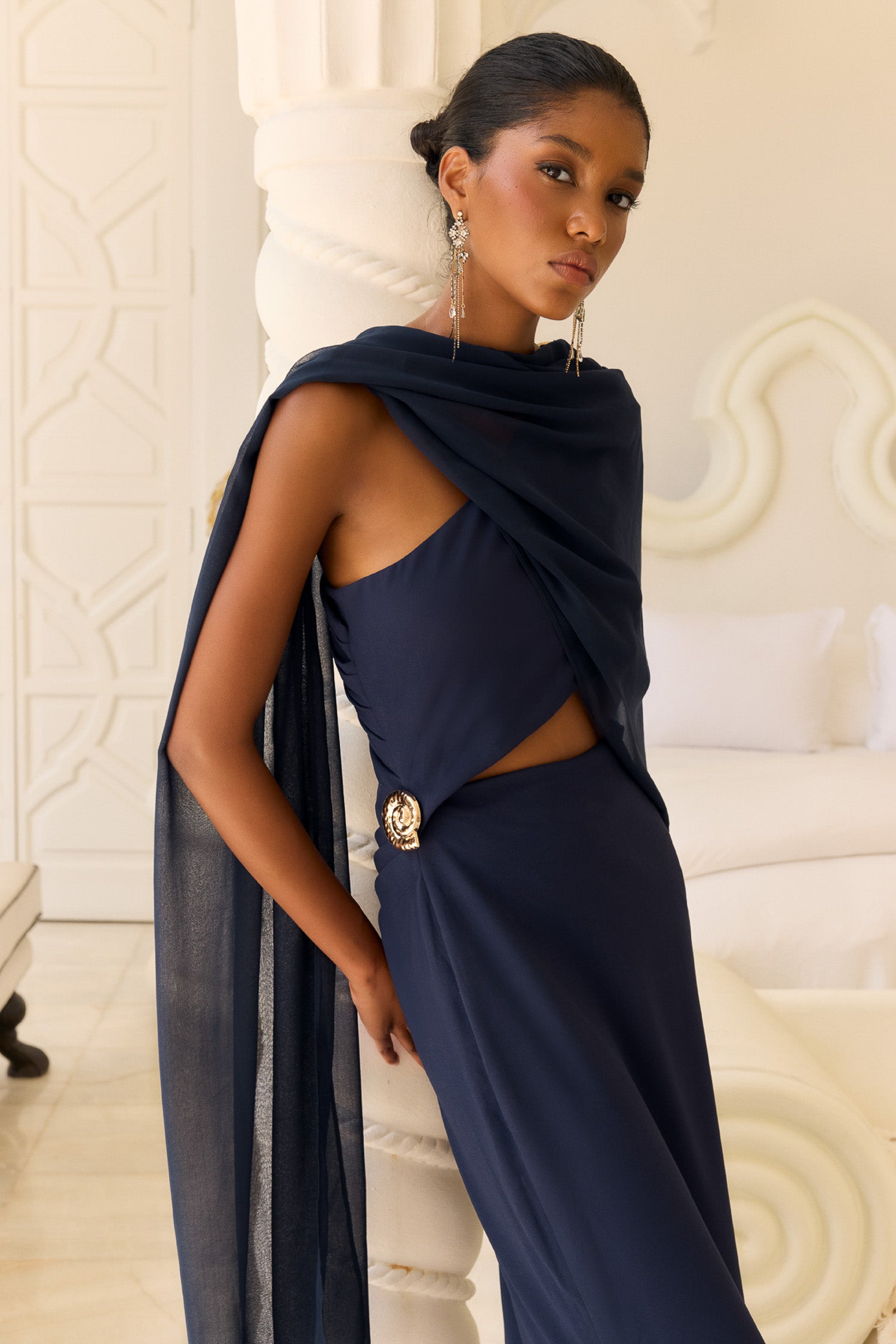 Vestido Coralia Marino