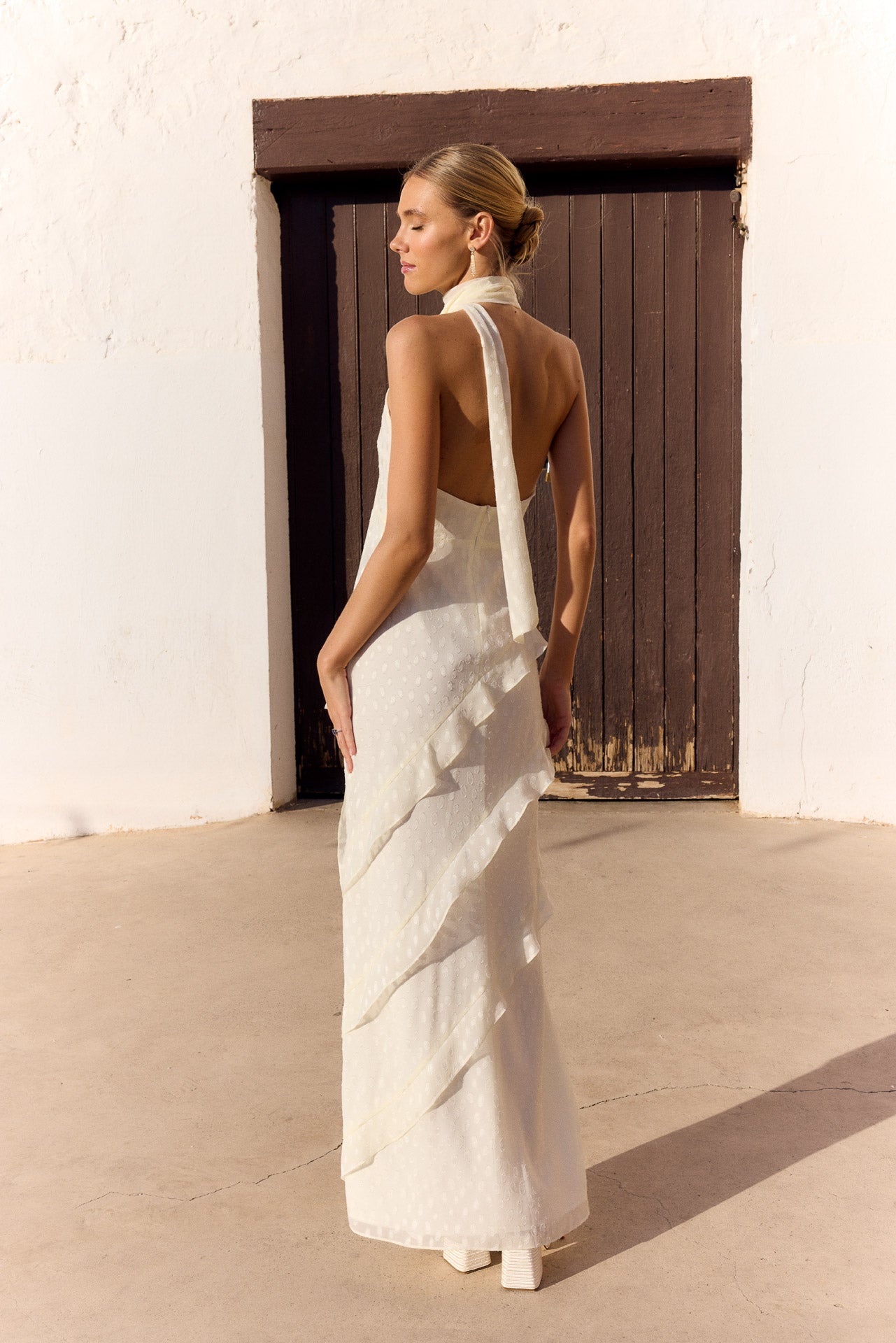 Vestido Florence Marfil