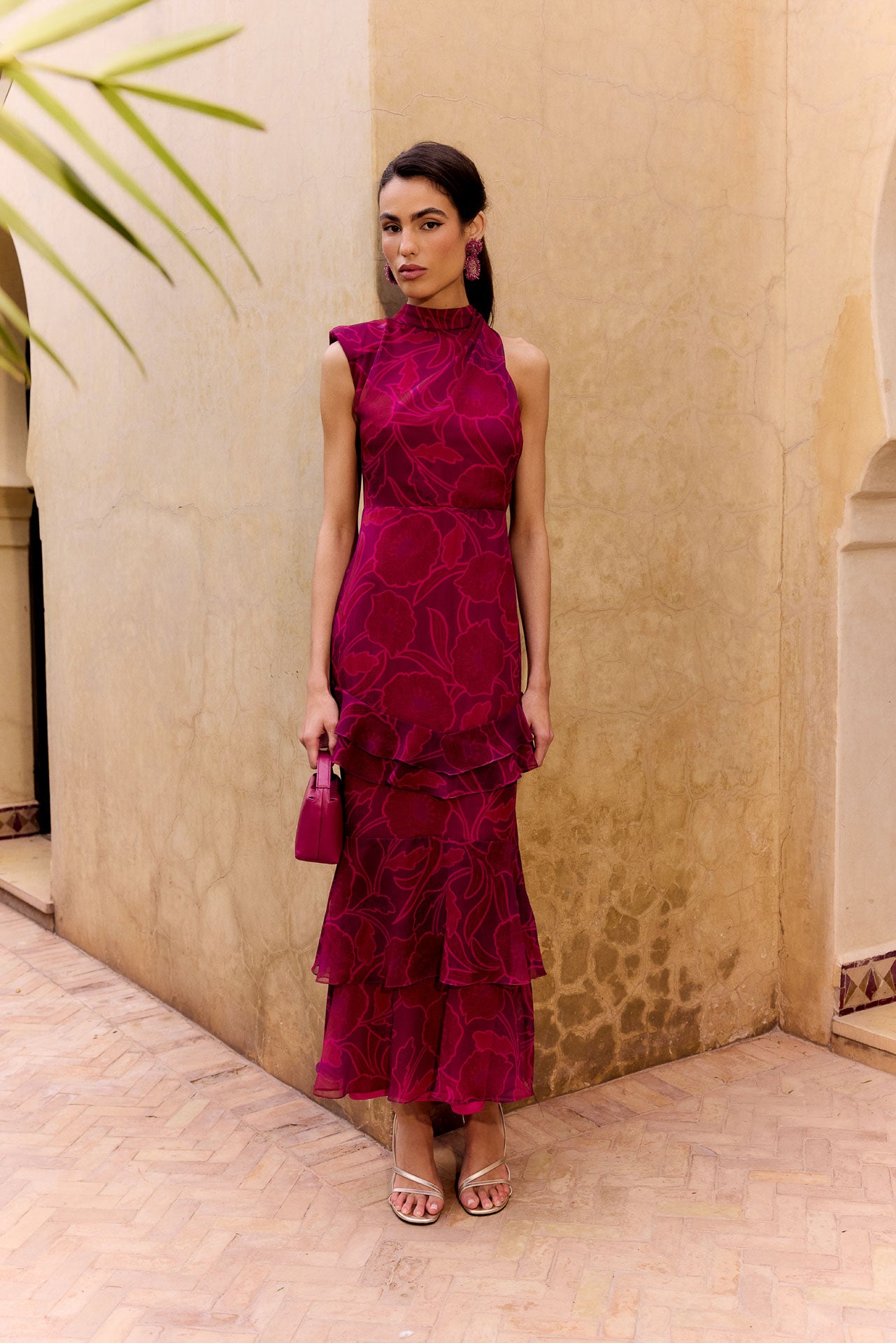 Vestido Irisa Guaria Fucsia