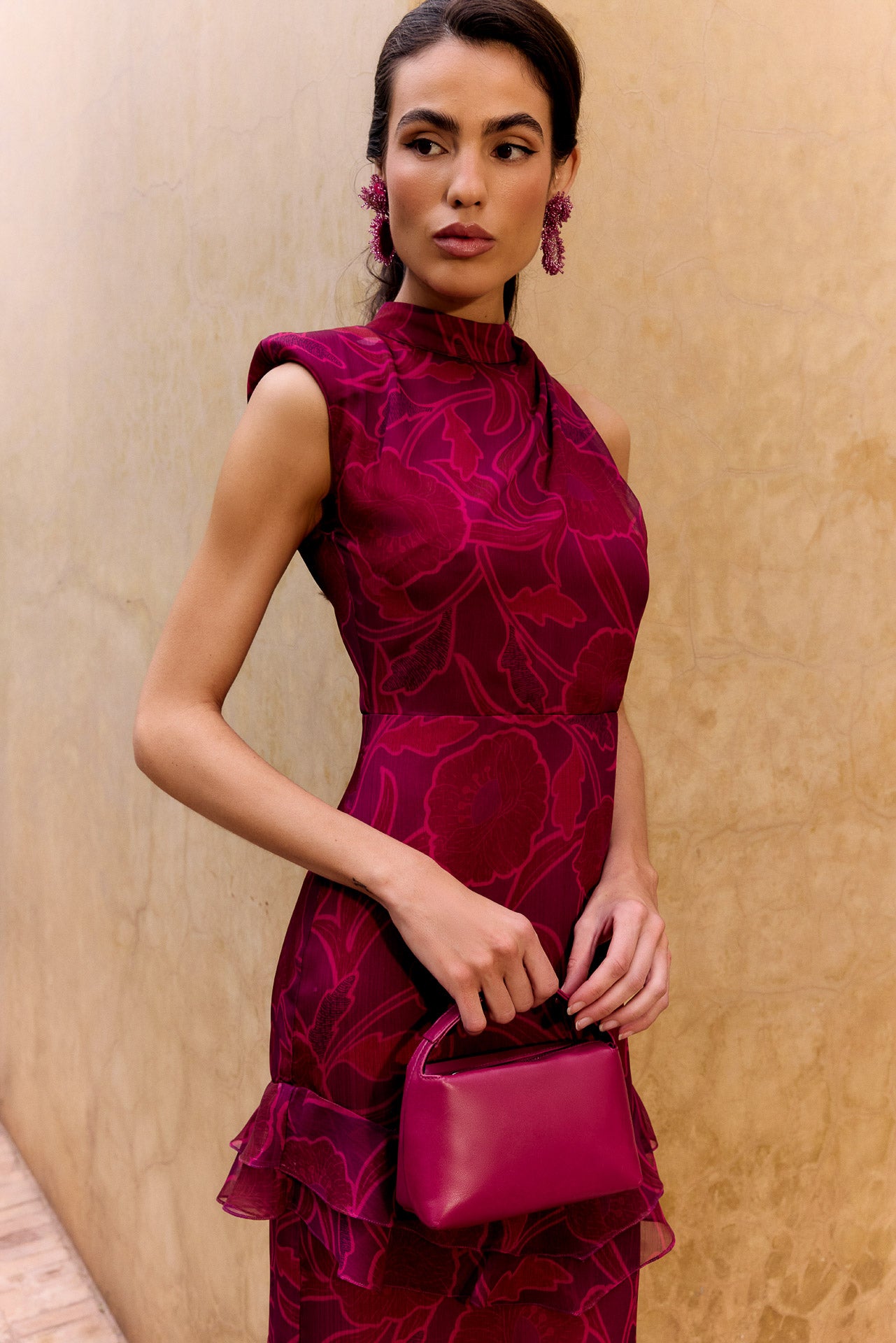 Irisa Dress Guaria Fuchsia