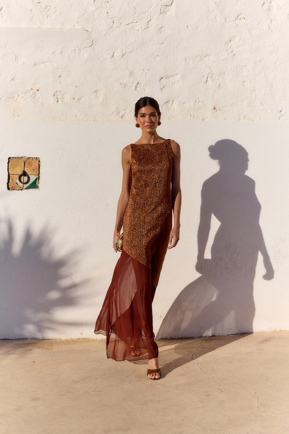 Vestido Lapamán Cobre