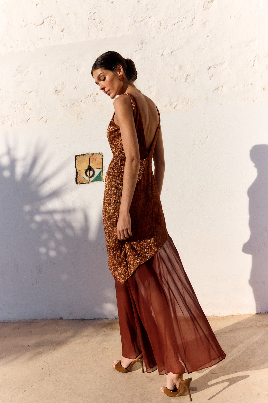 Vestido Lapamán Cobre