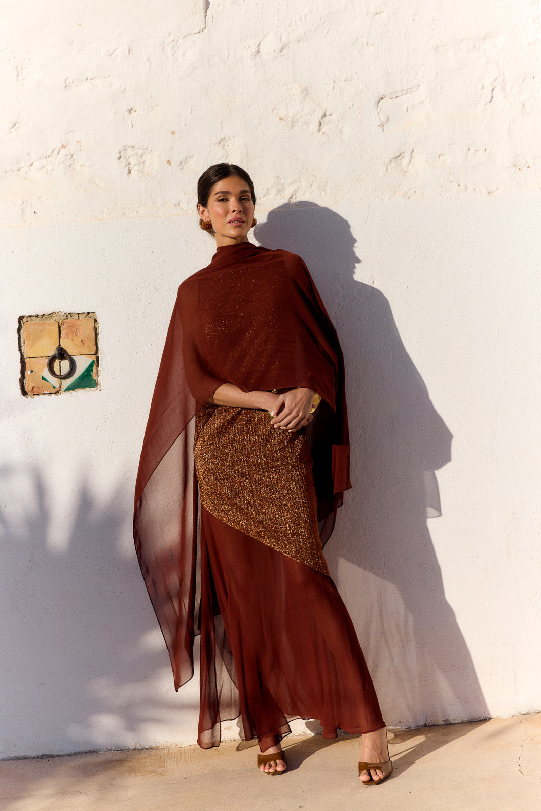 Vestido Lapamán Cobre