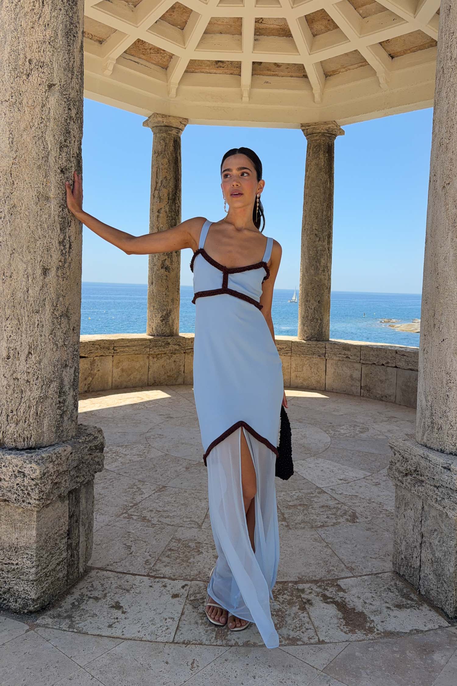 Vestido Loren Celeste