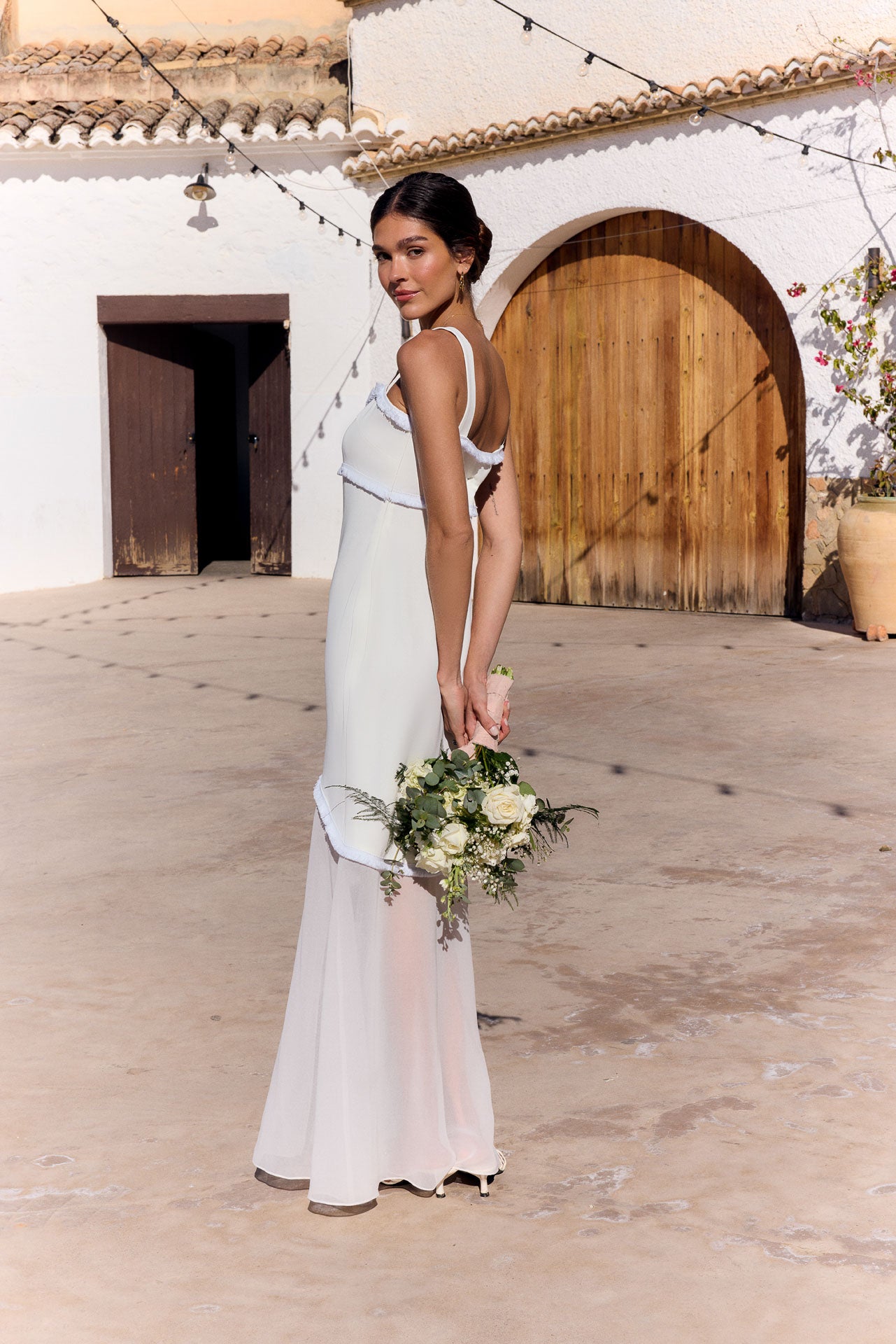 Vestido Loren Marfil