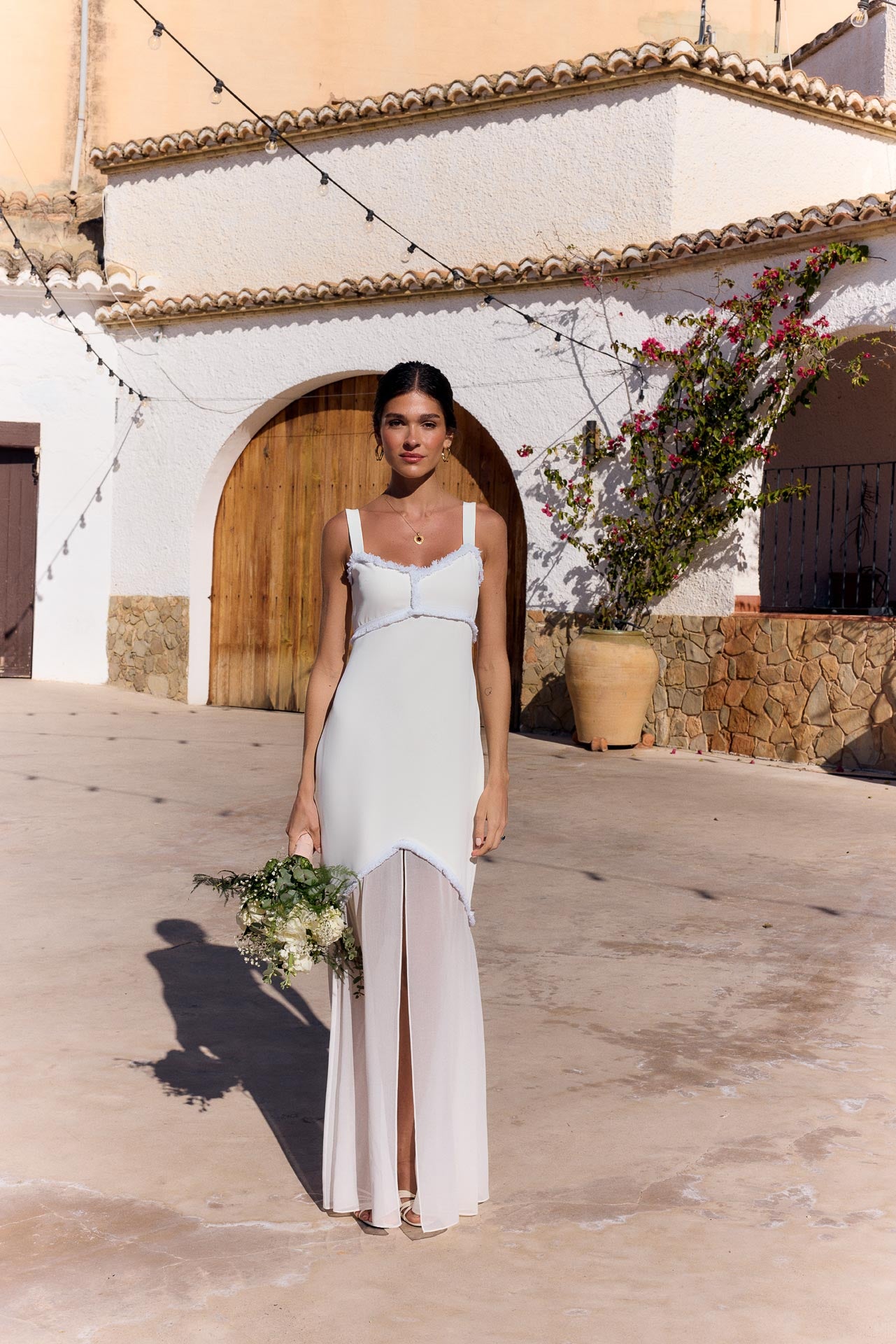 Vestido Loren Marfil