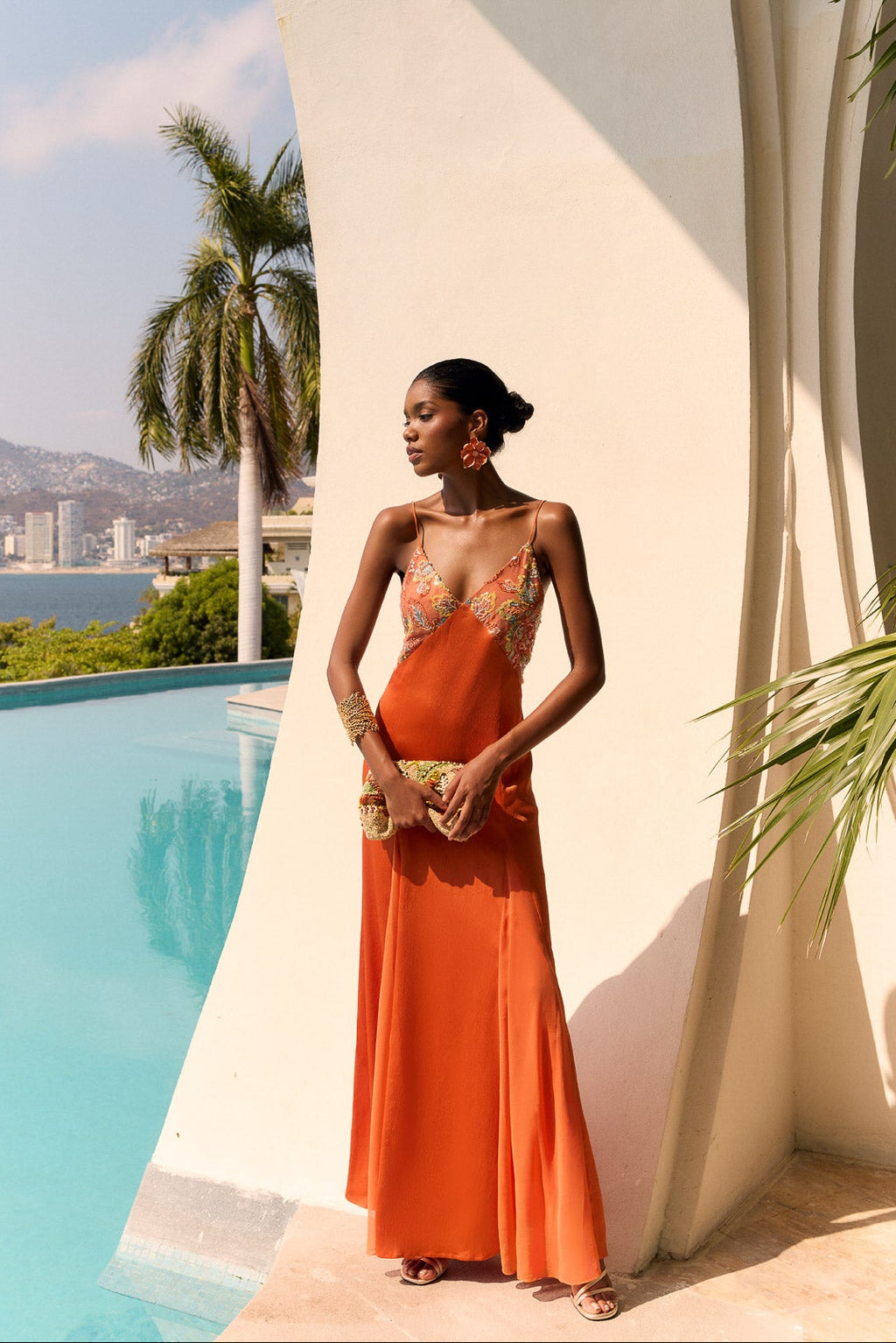 Vestido Marlena Naranja