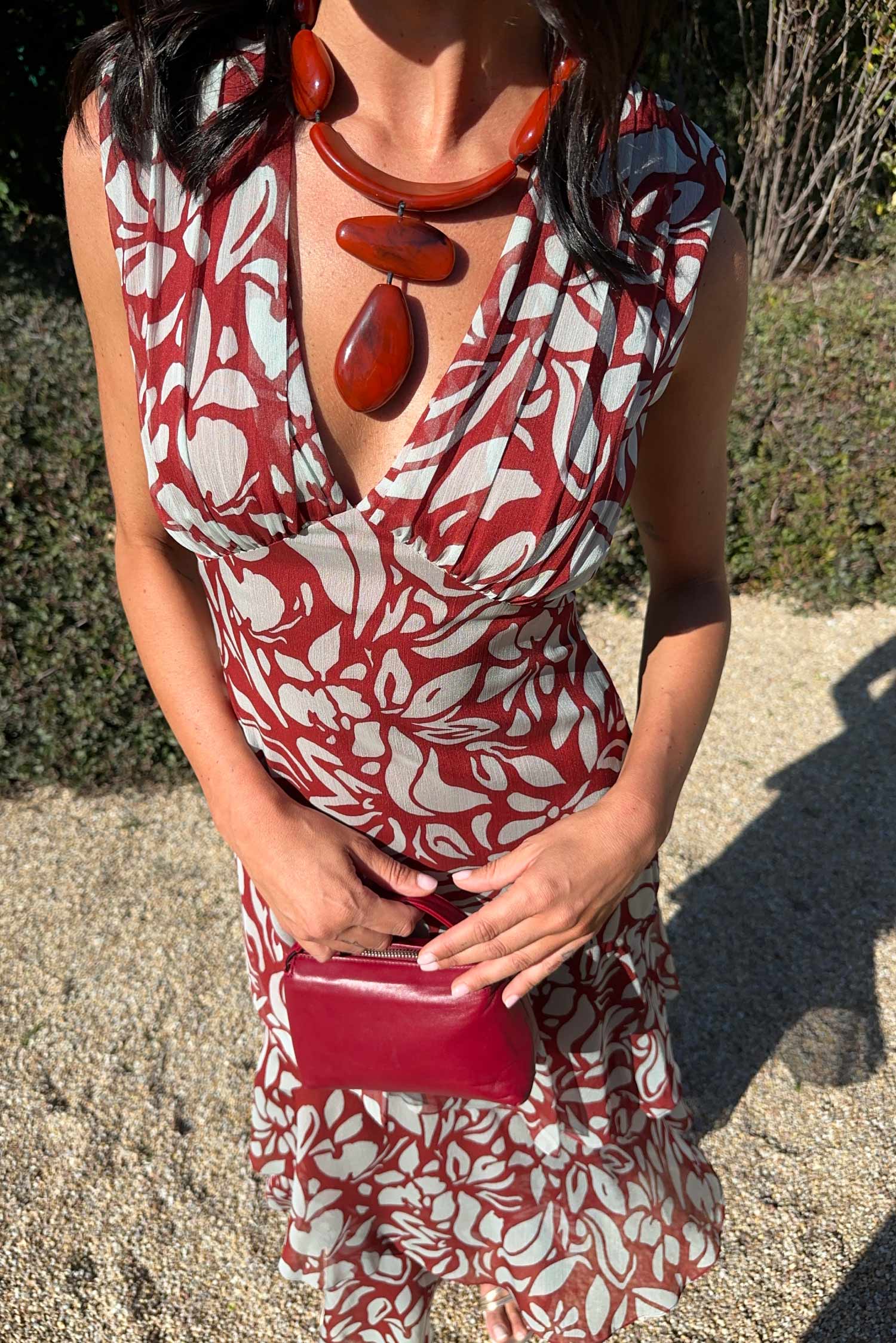 Robe Sandara Ayana Bordeaux