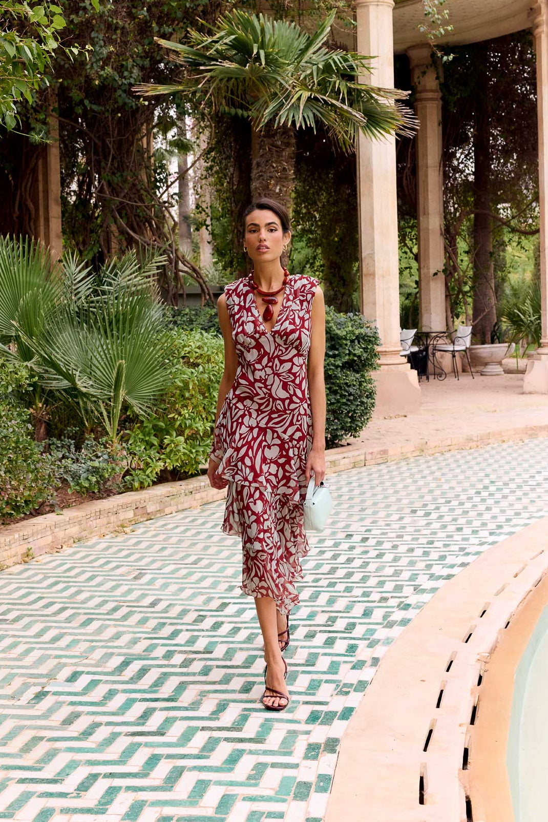 Vestido Sandara Ayana Burdeos