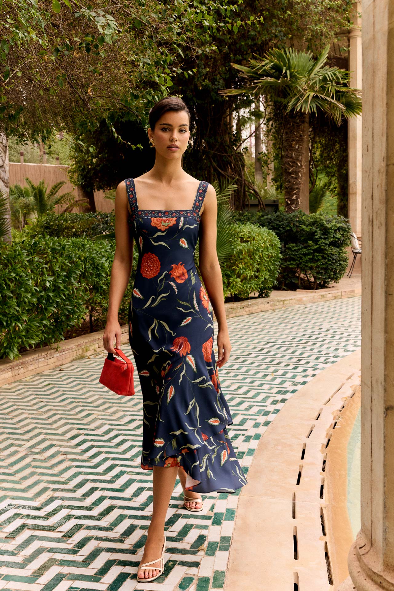 Vestido Sapphira Maracuyá Marino