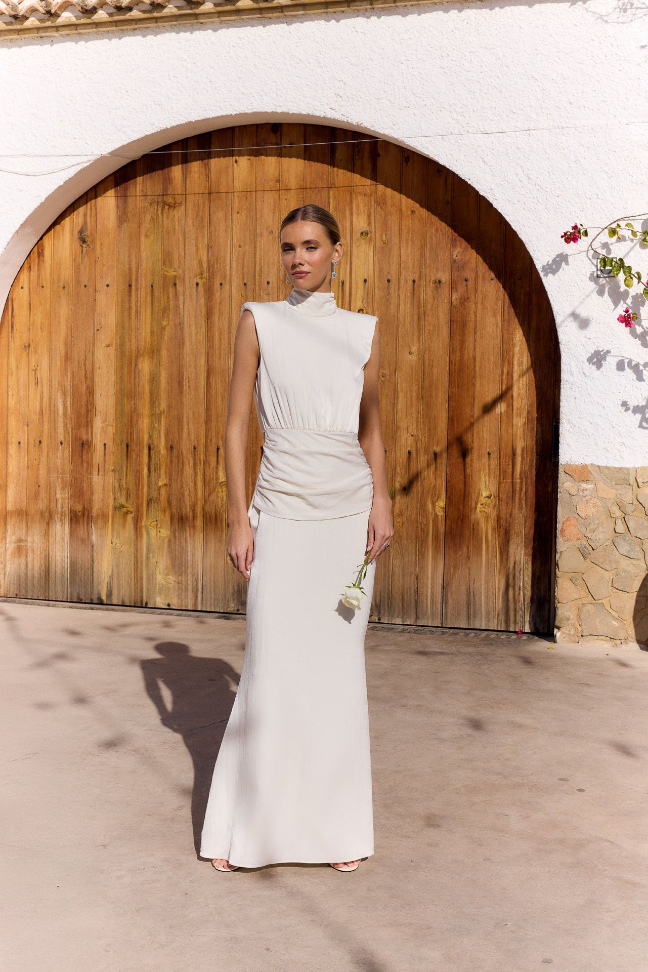 Vestido Simona Crema