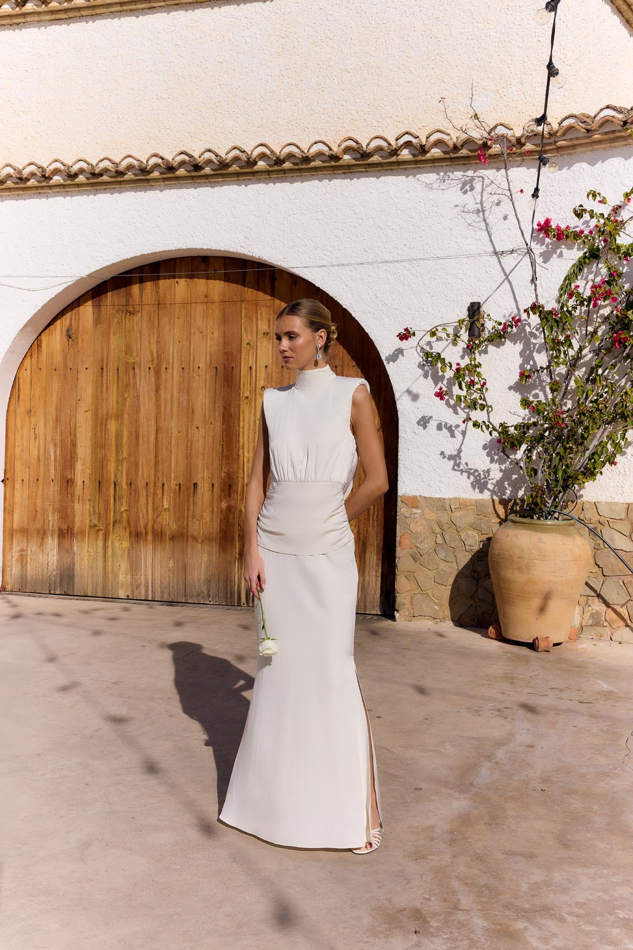 Vestido Simona Crema