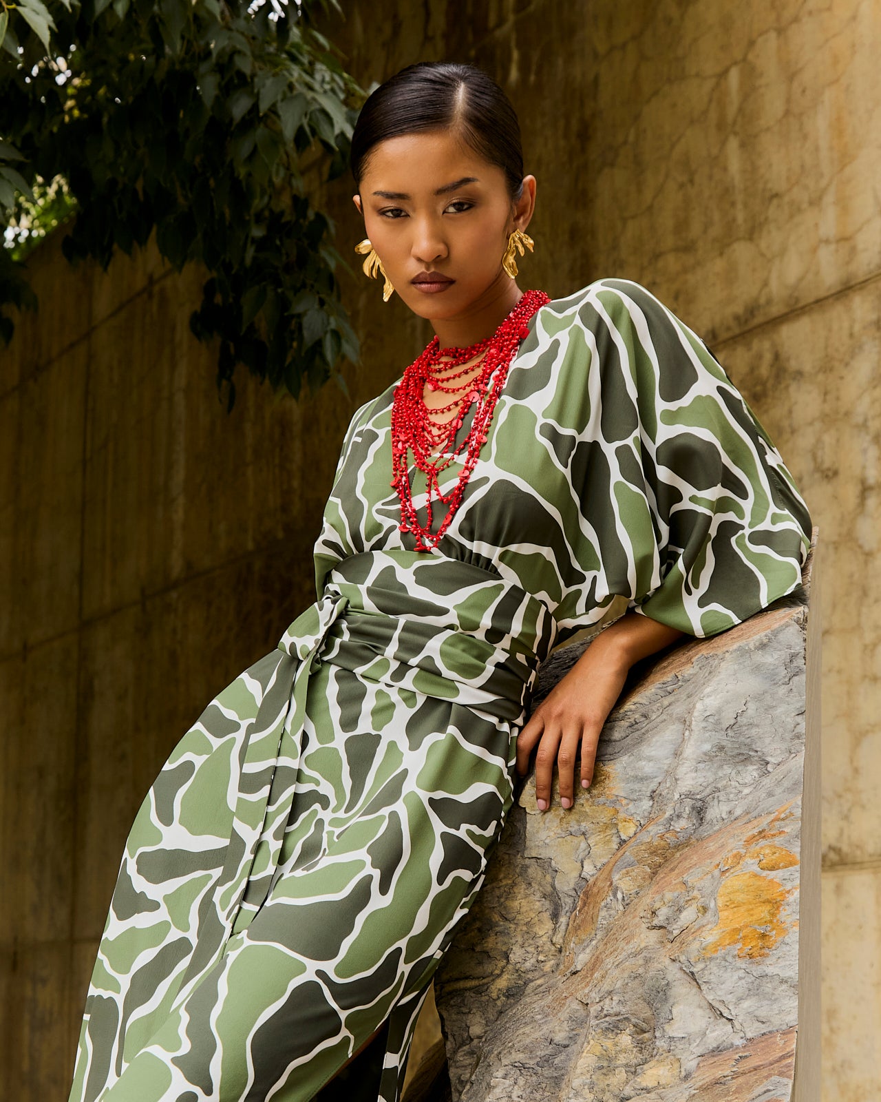 Robe Kyoto Arrecife verde