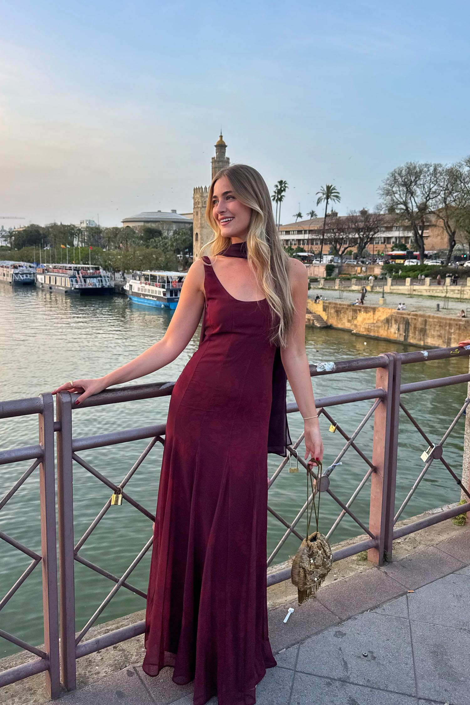 Robe Ondina Ipe Rouge