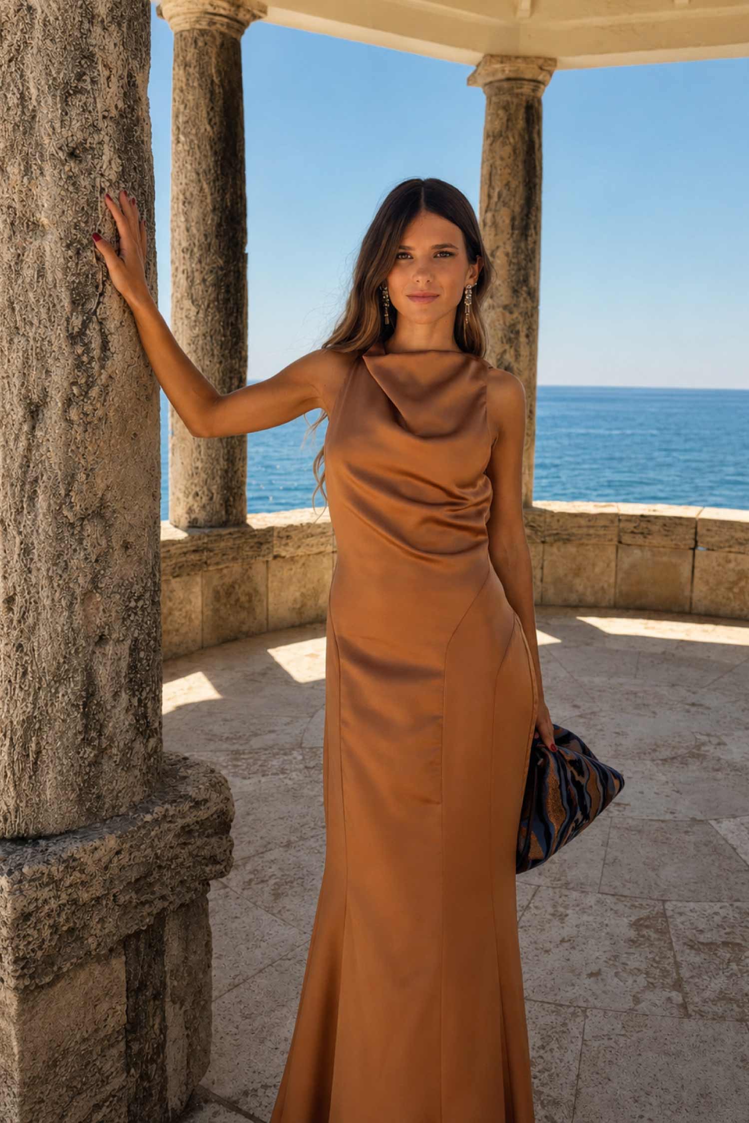 Vestido Bellini Avellana