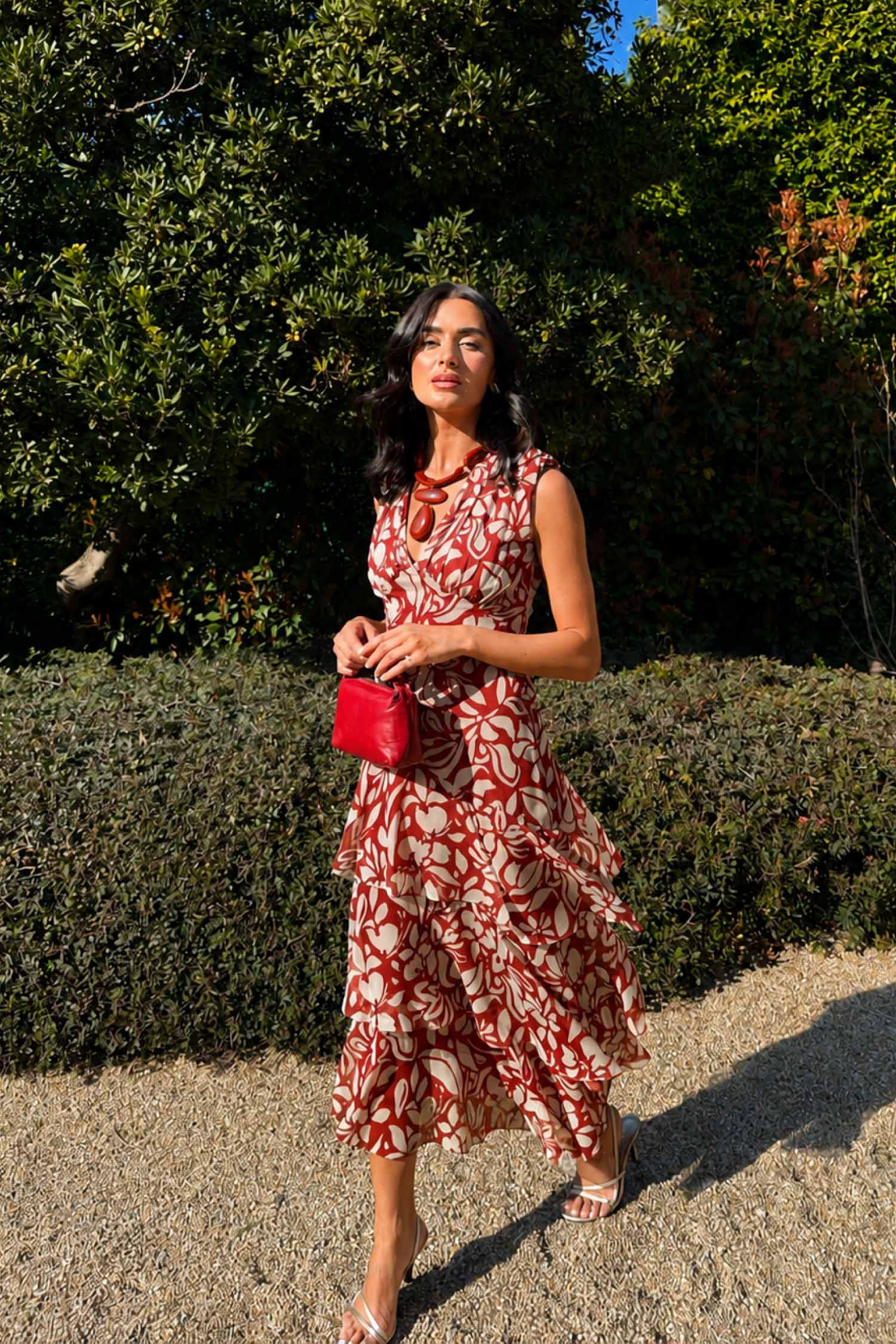 Vestido Sandara Ayana Rojo