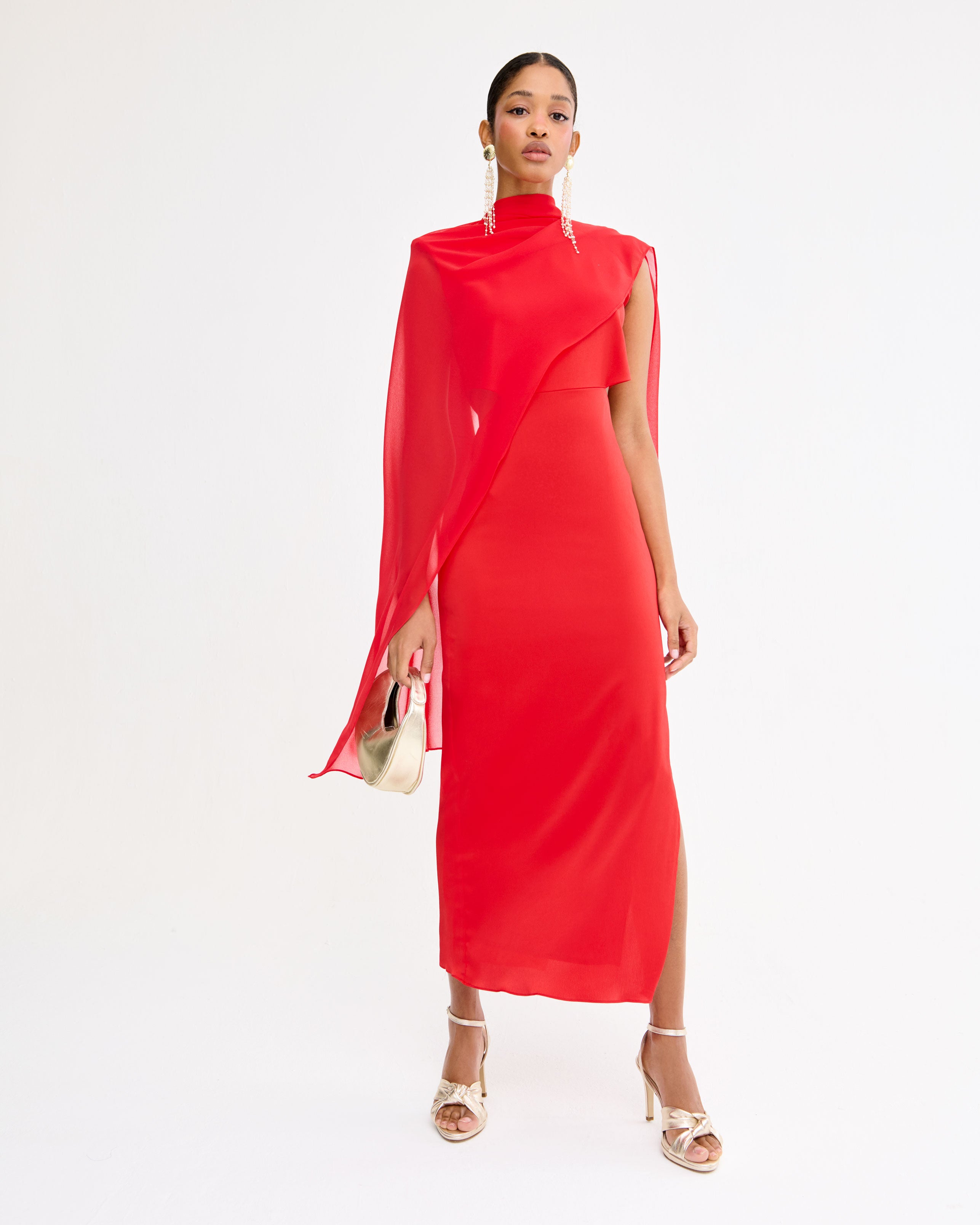 Nazaré Red Dress