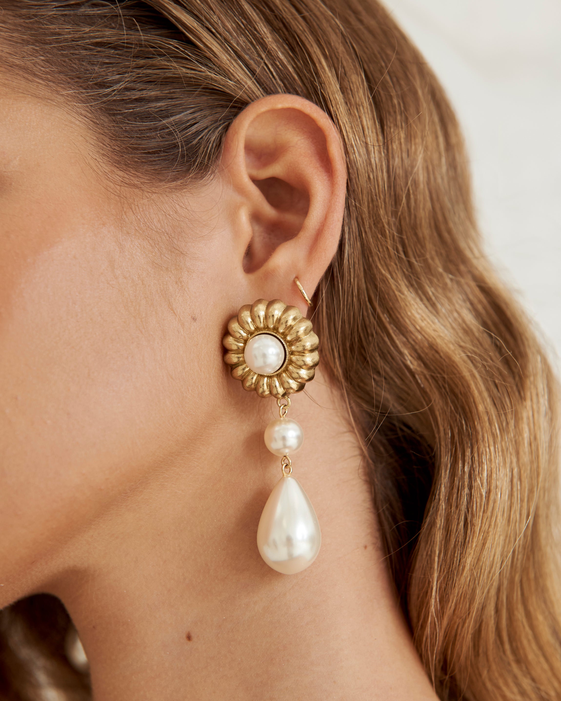 Nina Gold Earrings by Sita Nevado