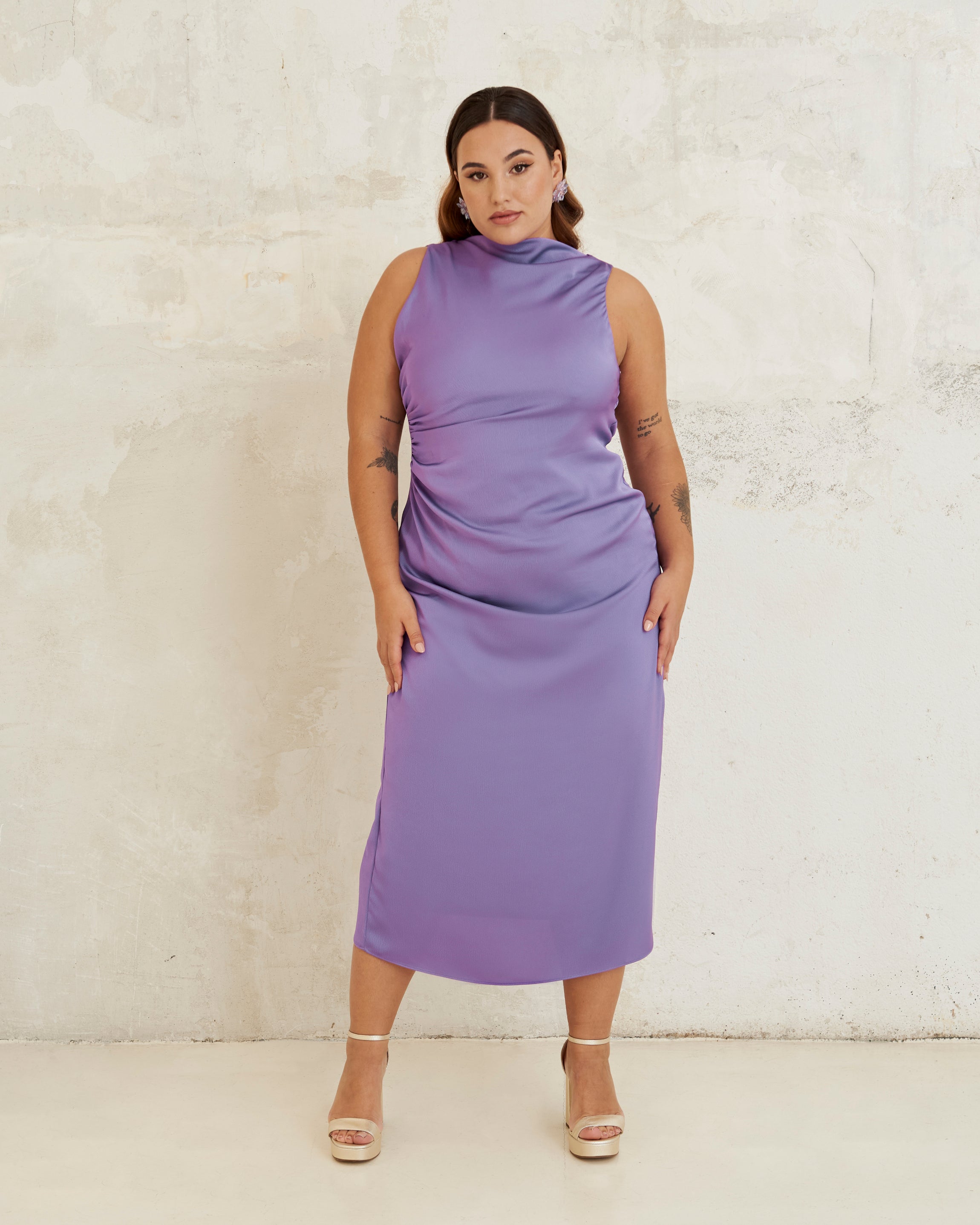 Tina Grape Dress