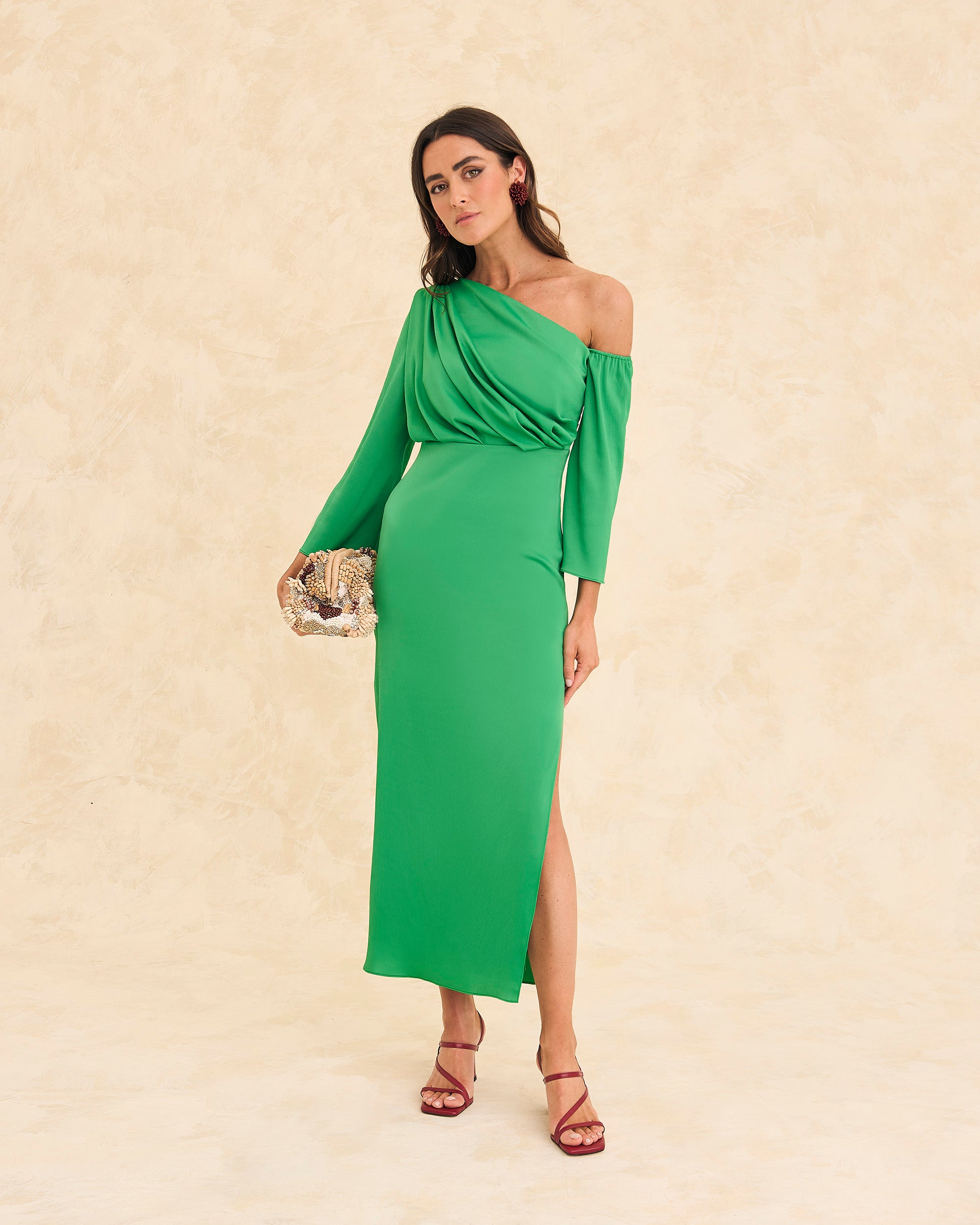 Etna Green Dress