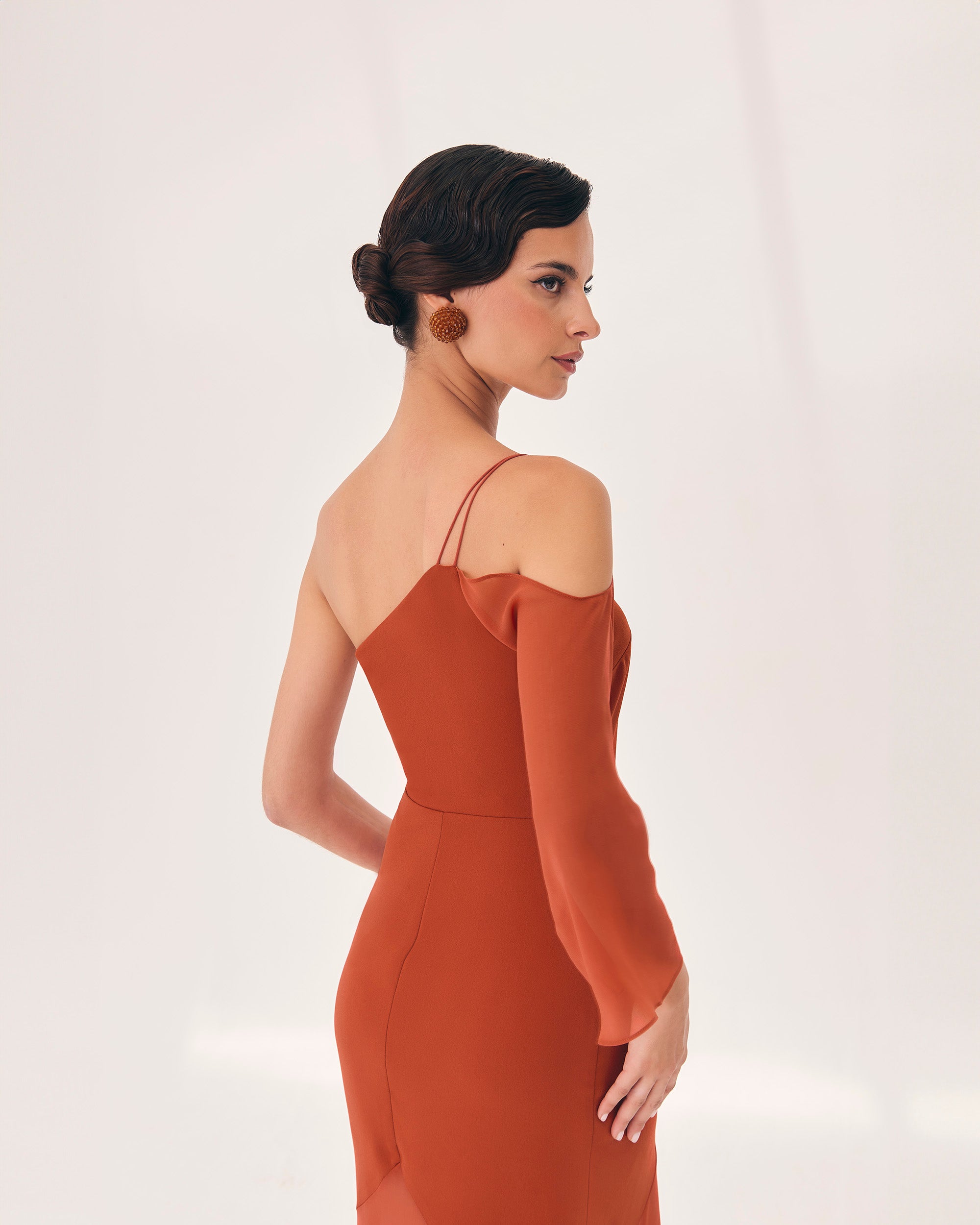 Suzette Terracotta Dress