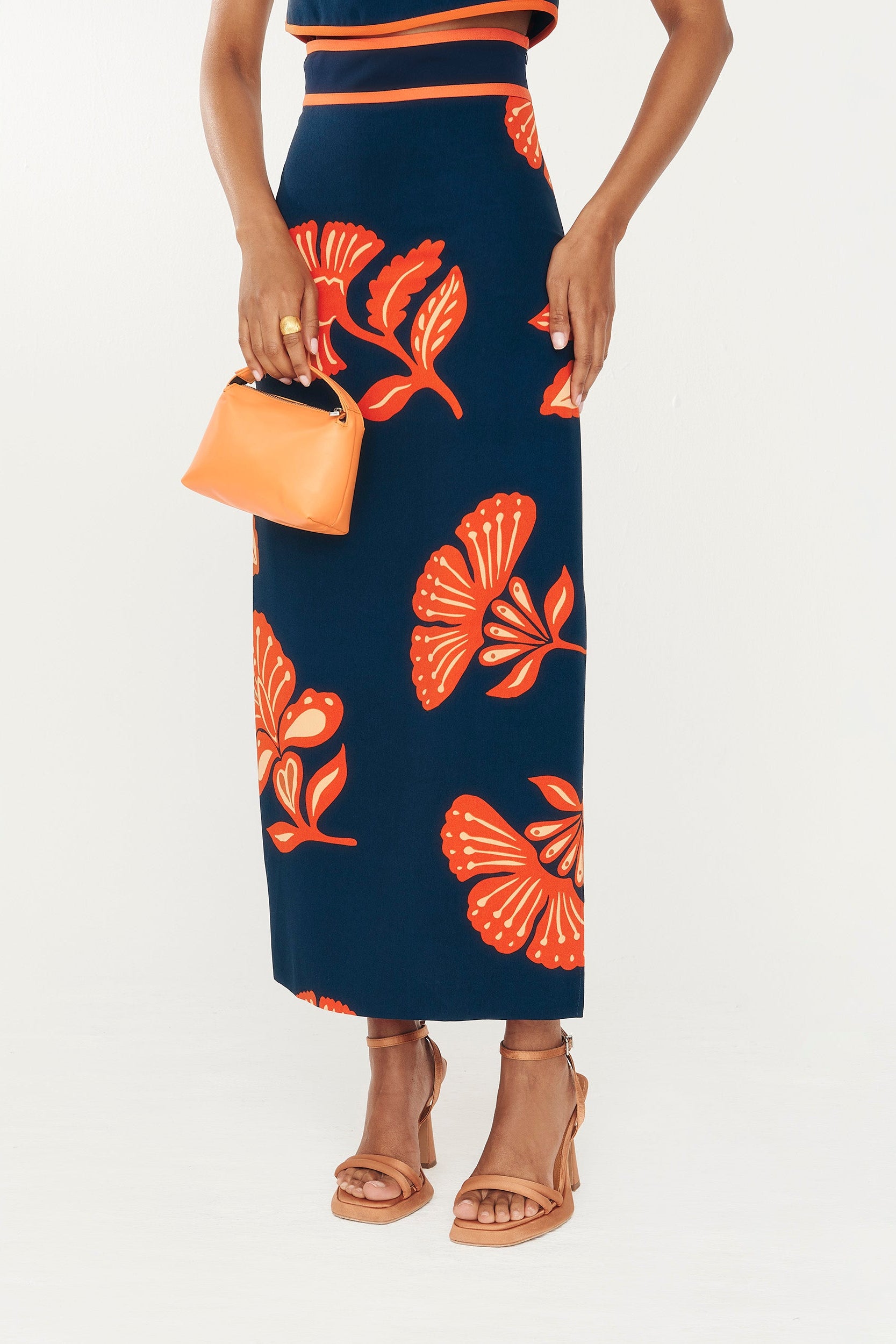 Falda Dune Manila marino