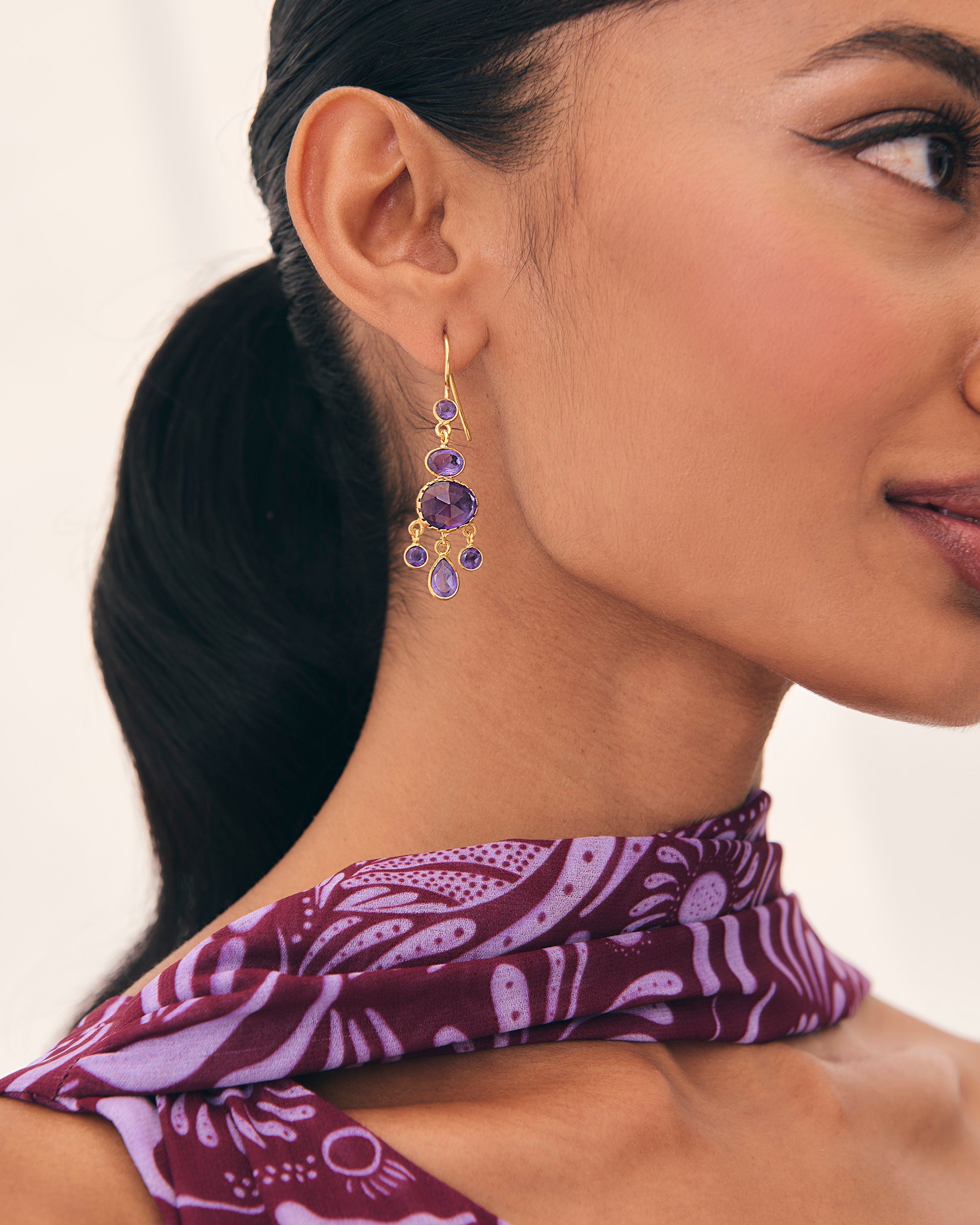 Bangalore Lilac Earrings