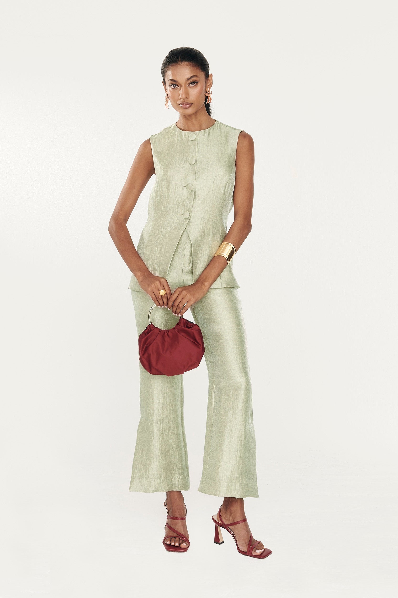 Pantalón Aurora Salvia