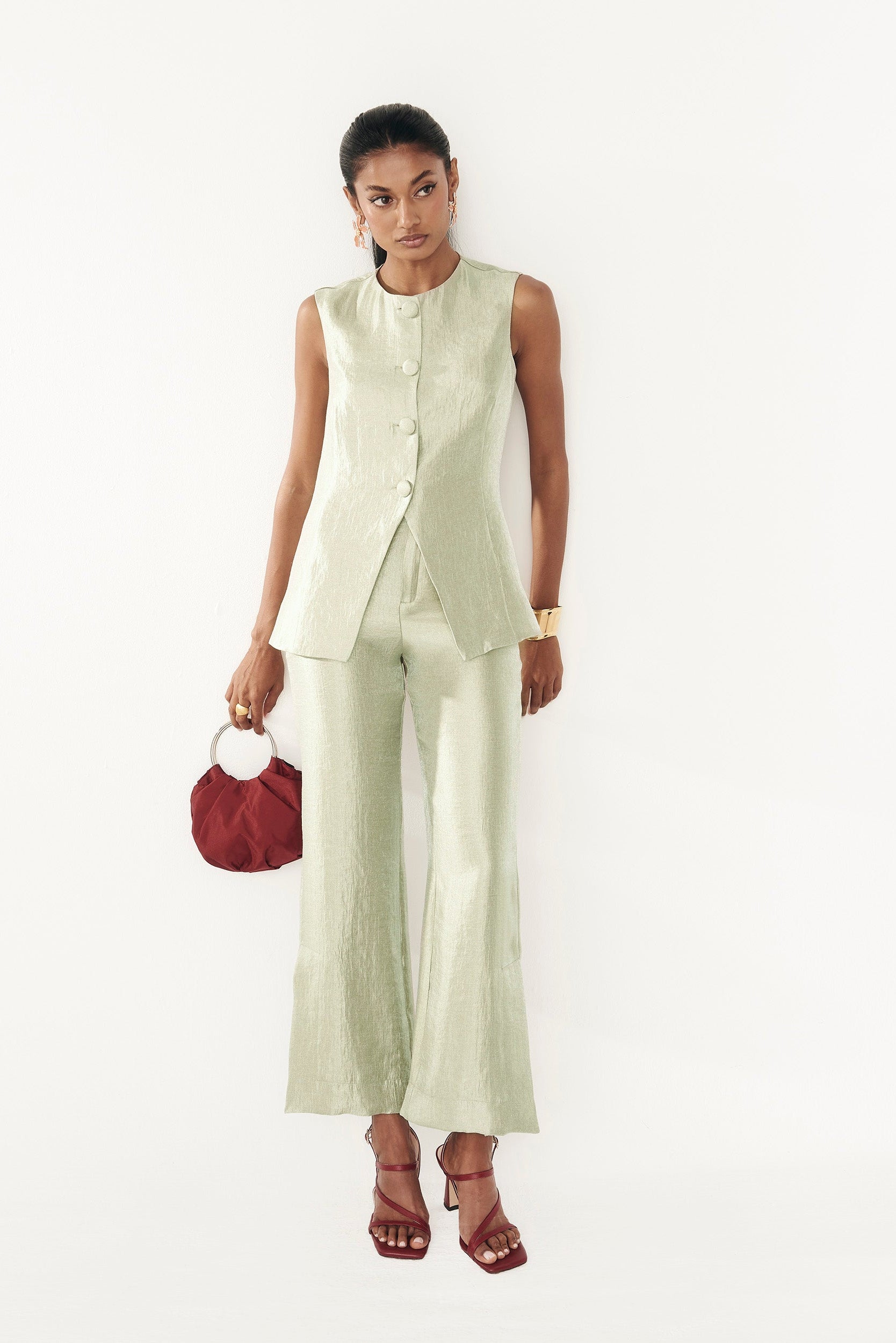 Pantalón Aurora Salvia