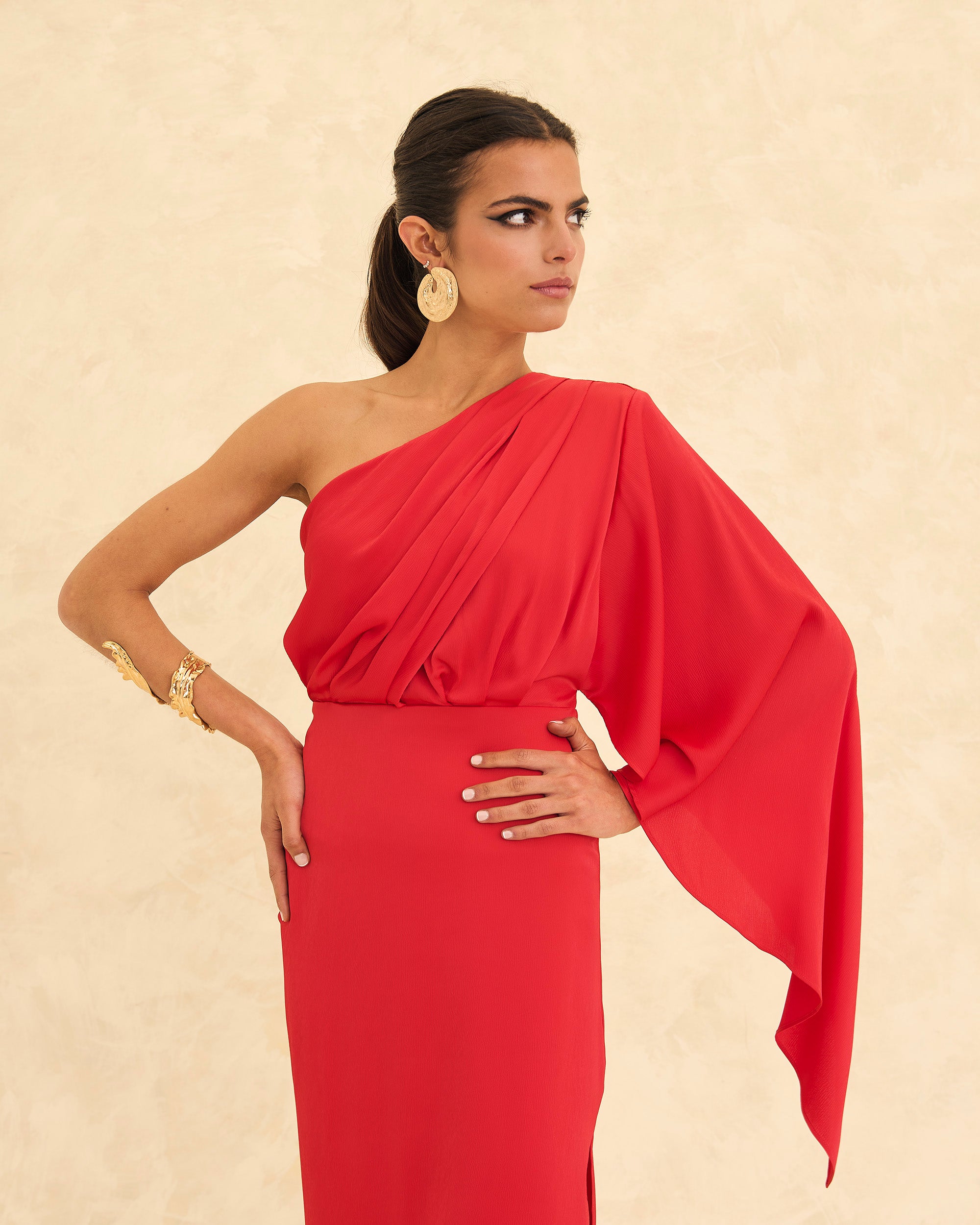 Petra Red Dress