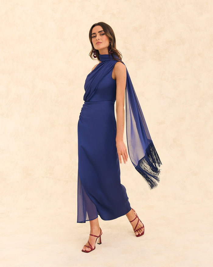 Casablanca Navy Dress