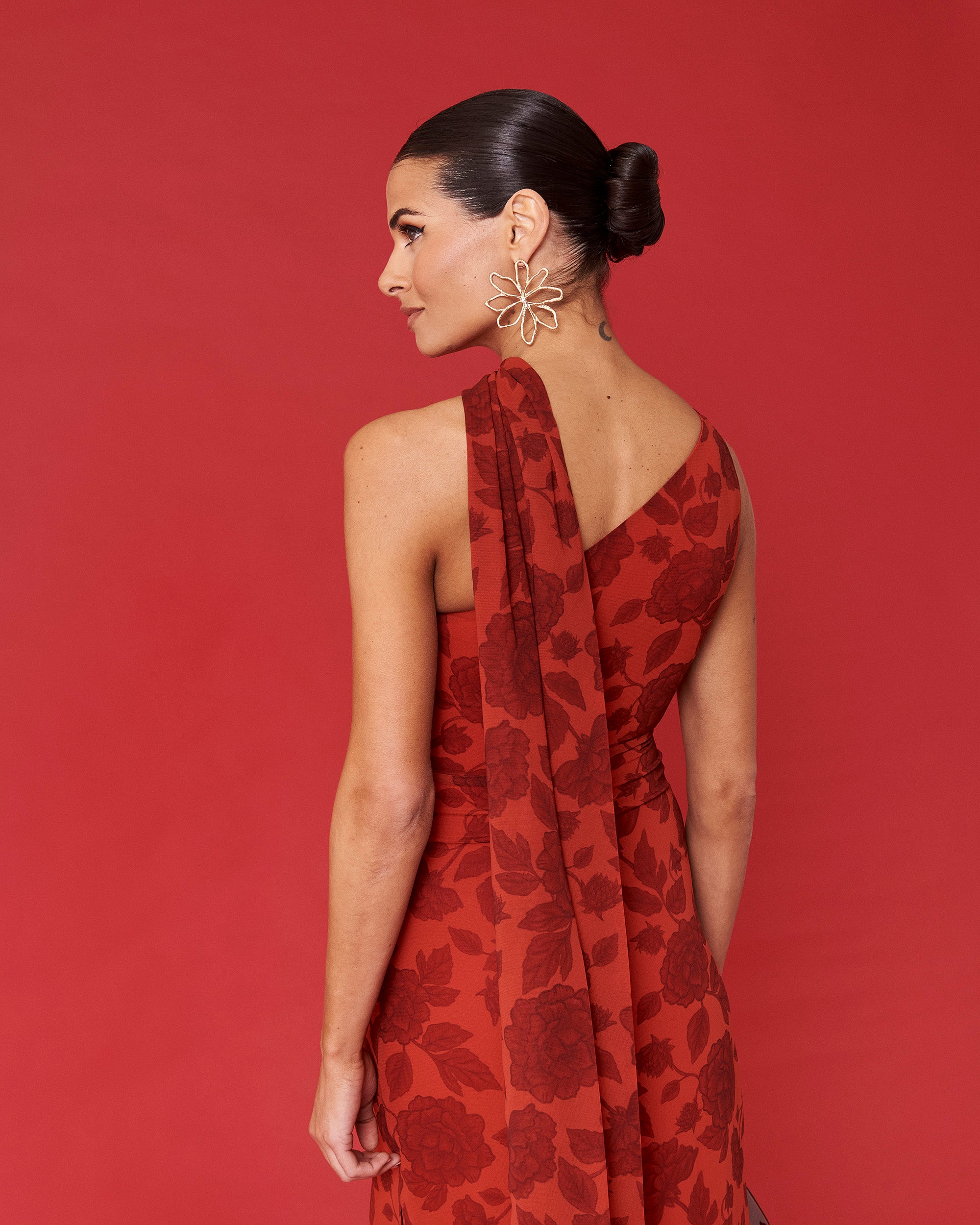 Sidonia Irapa rojo Dress