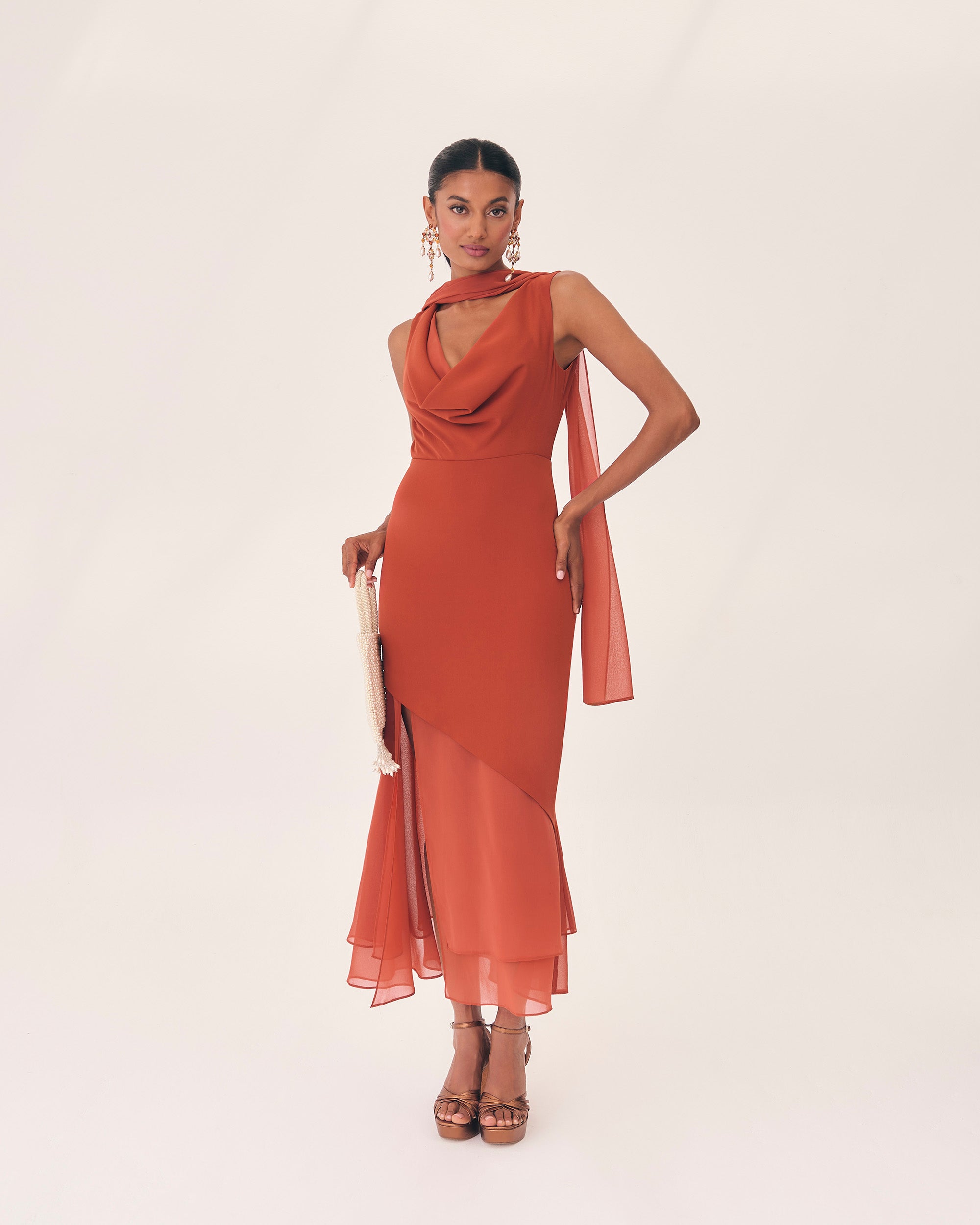 Rabat Terracotta Dress