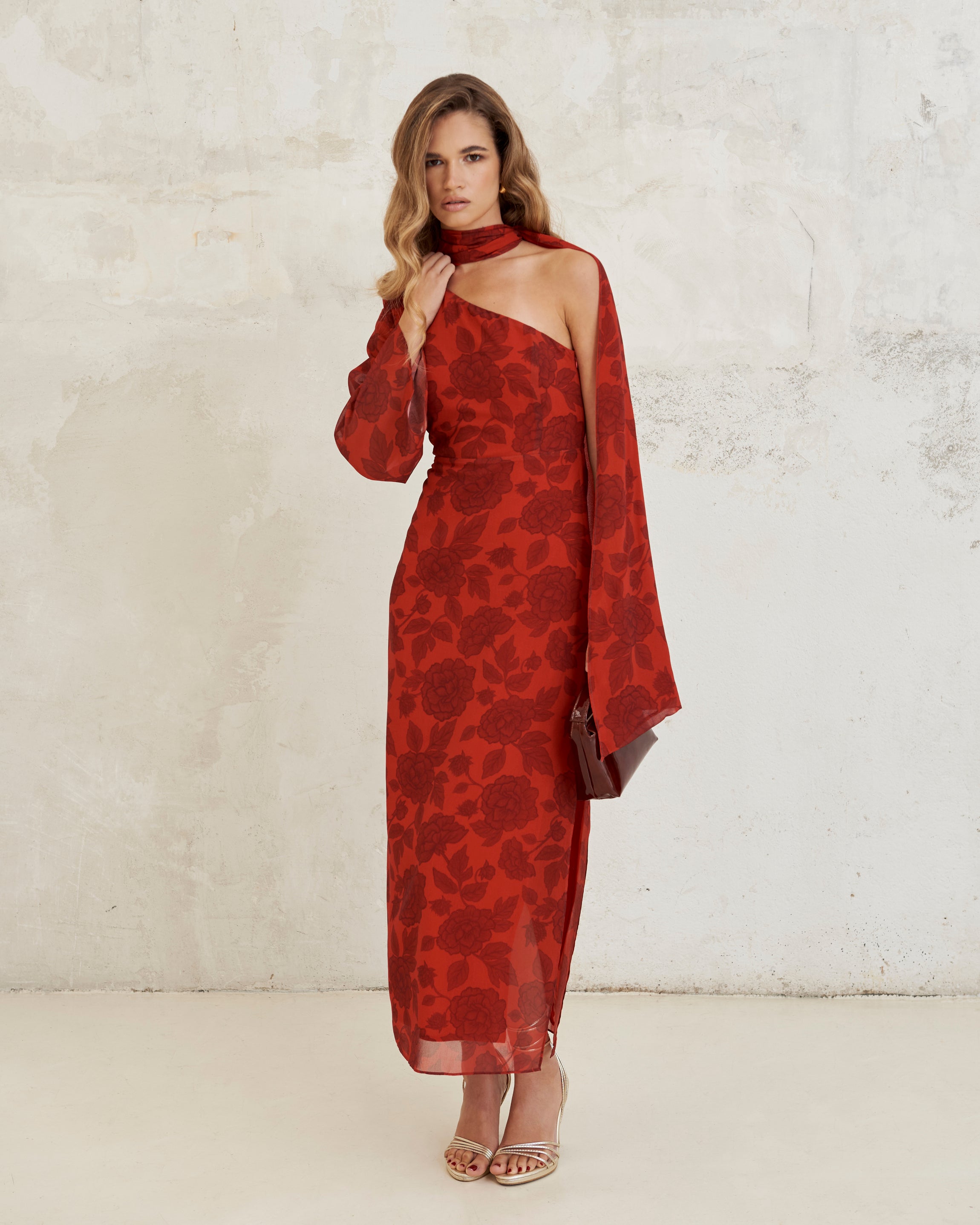 Lillie Irapa rojo Dress