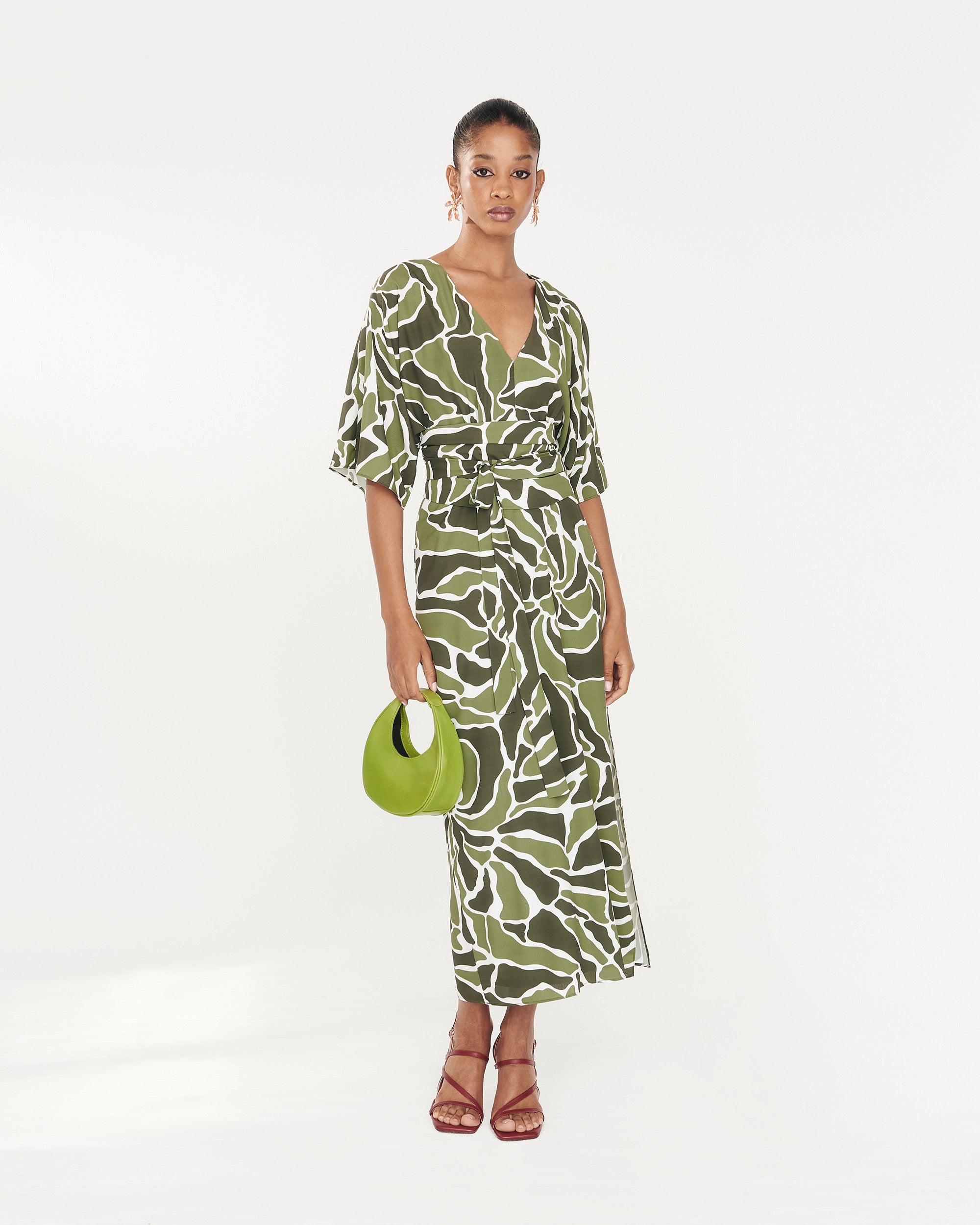 Kyoto Arrecife verde Dress