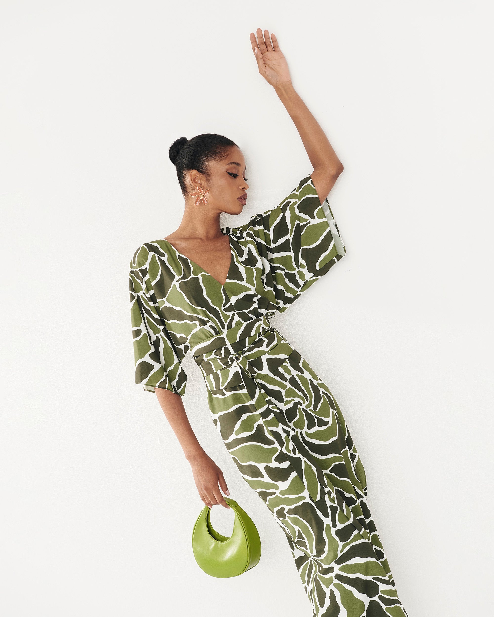 Kyoto Arrecife verde Dress