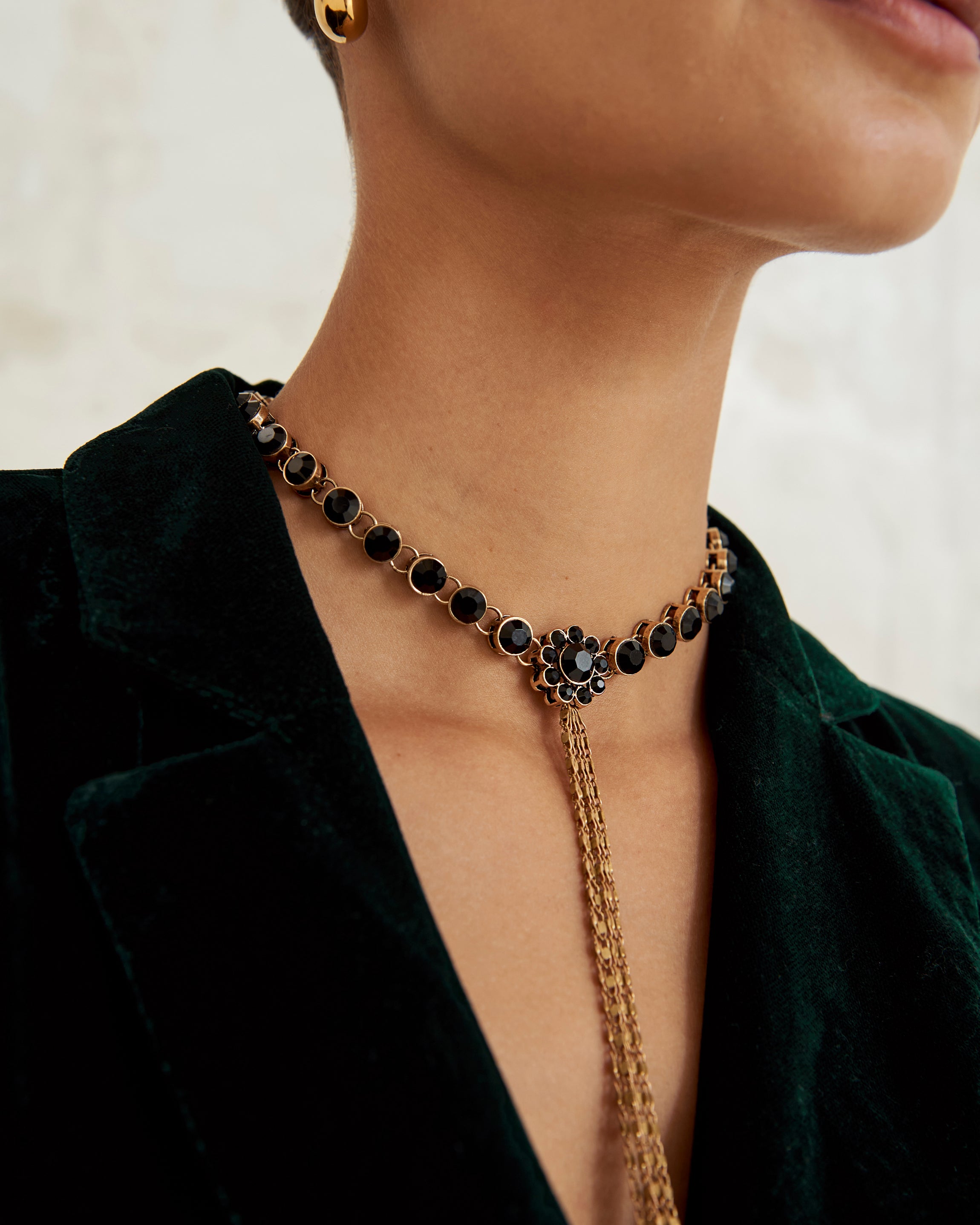Aista Black Necklace by Sita Nevado