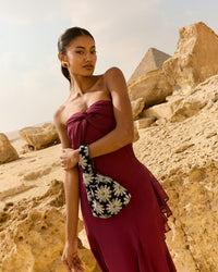 Julieta Burgundy Dress