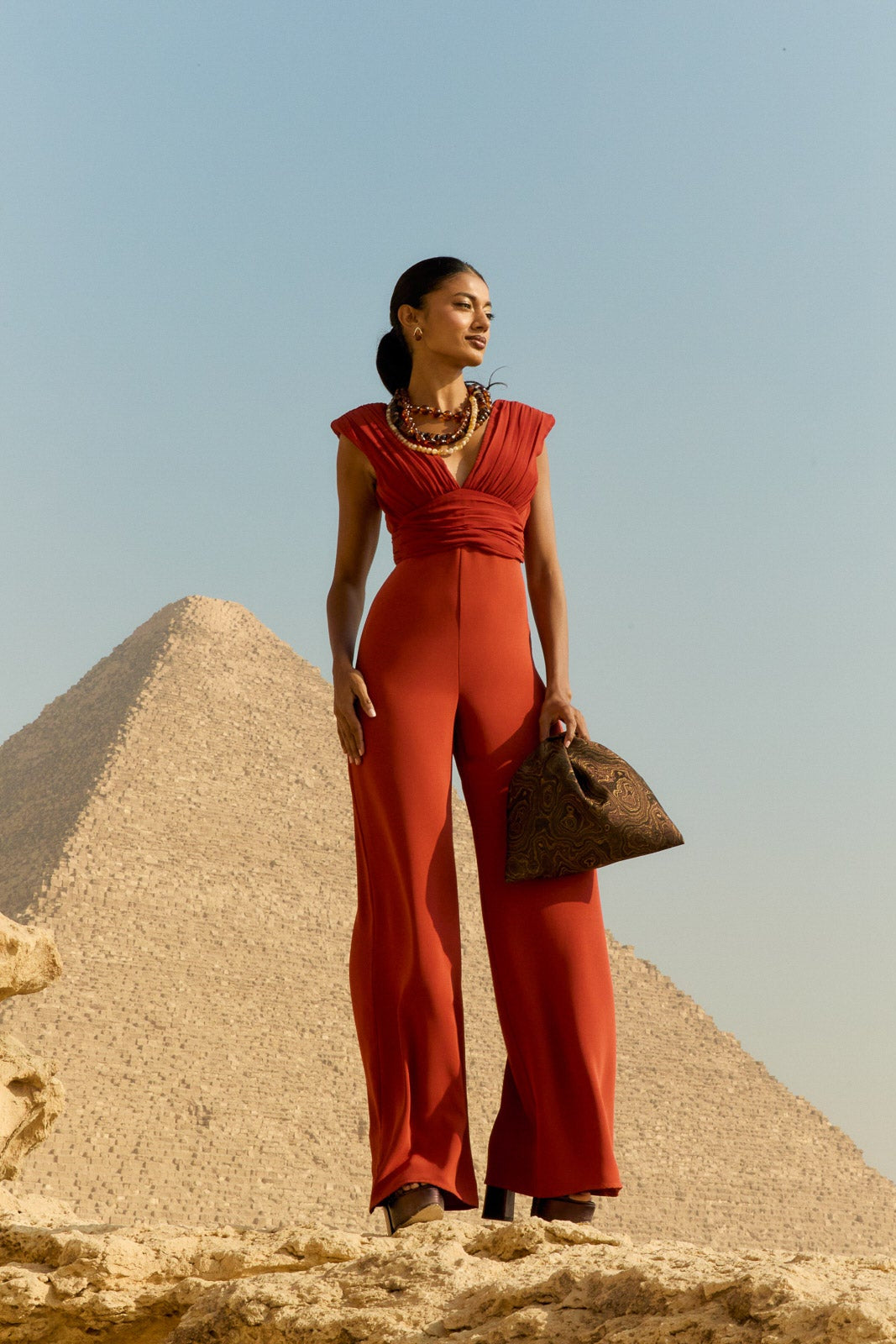 Carlot Copper Jumpsuit