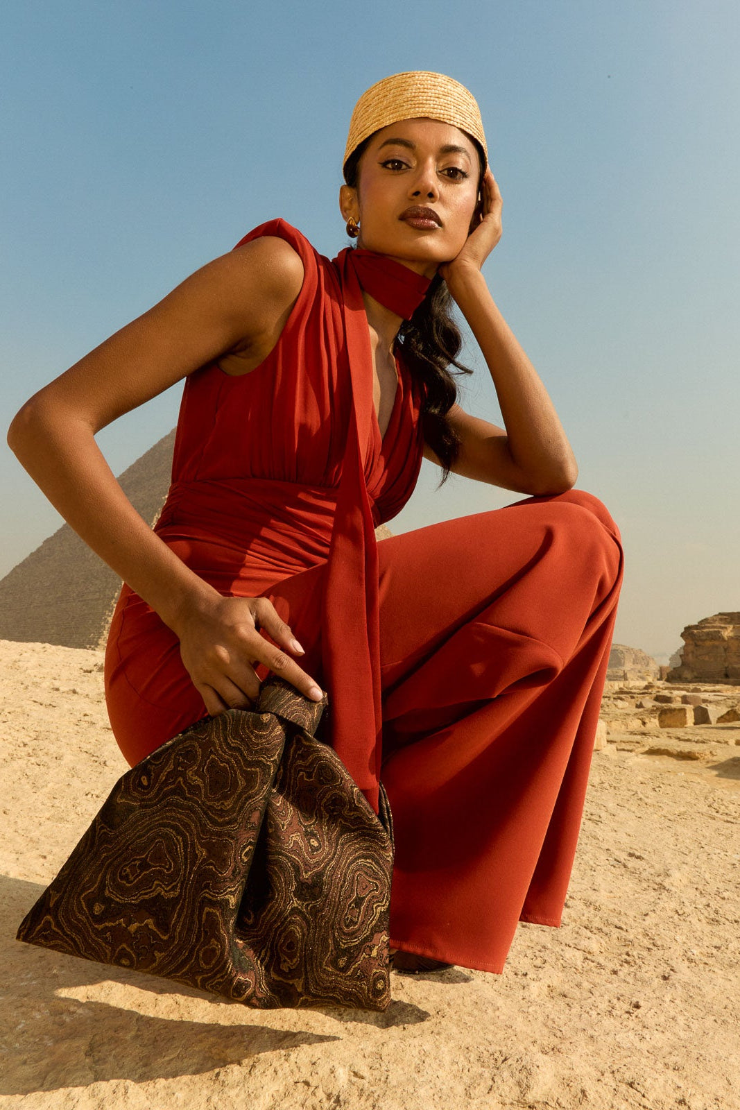 Carlot Copper Jumpsuit